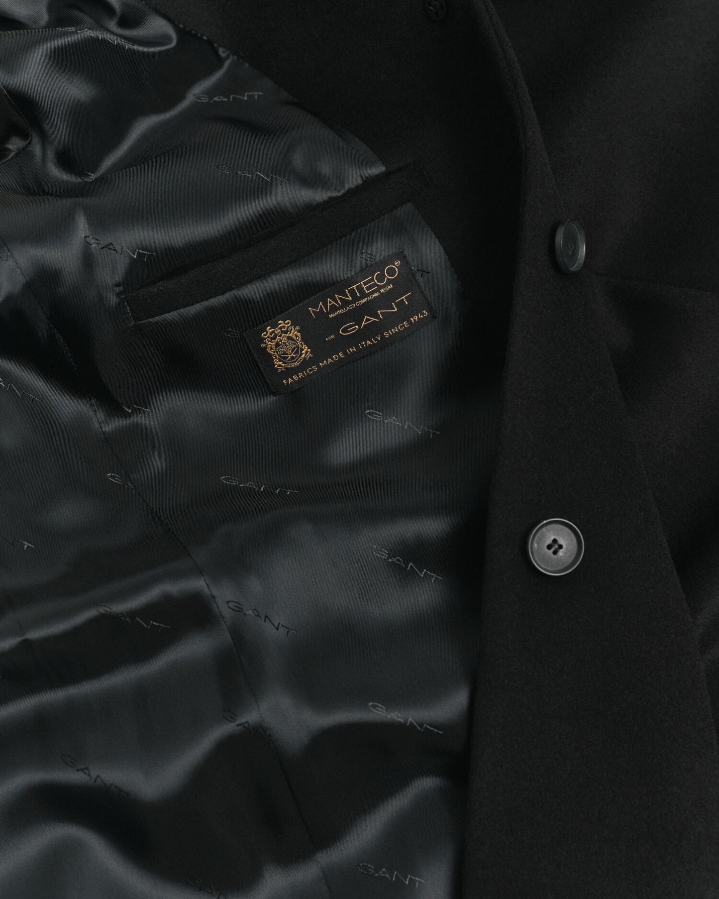 Manteau classique en mélange de laine