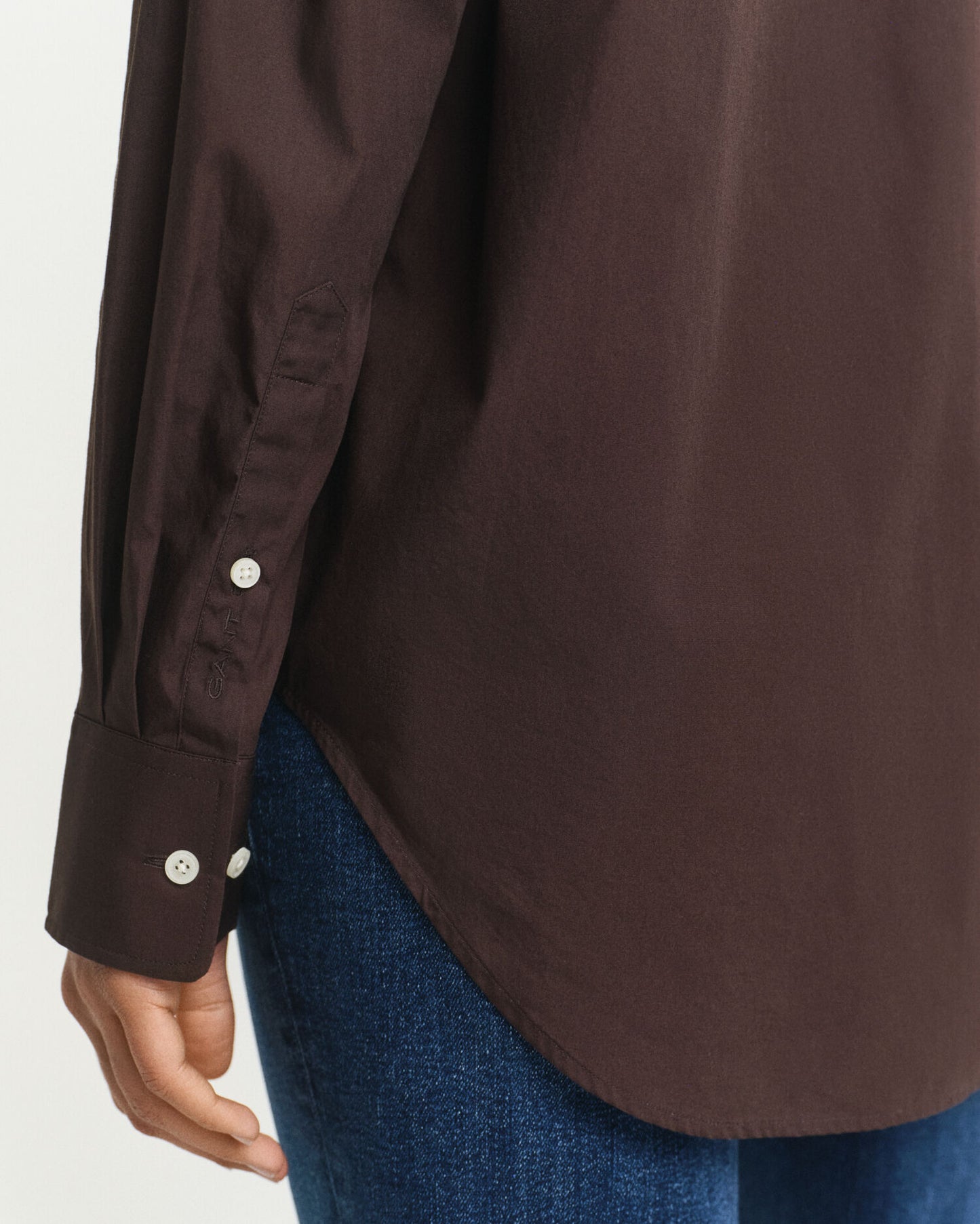 Chemise Popeline Classique Coupe Décontractée
