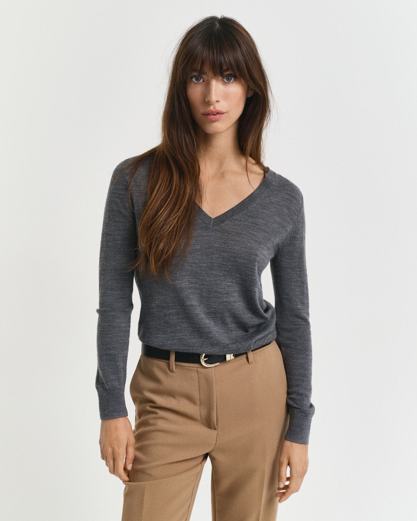 Pull en Laine Mérinos Extra Fine Col V