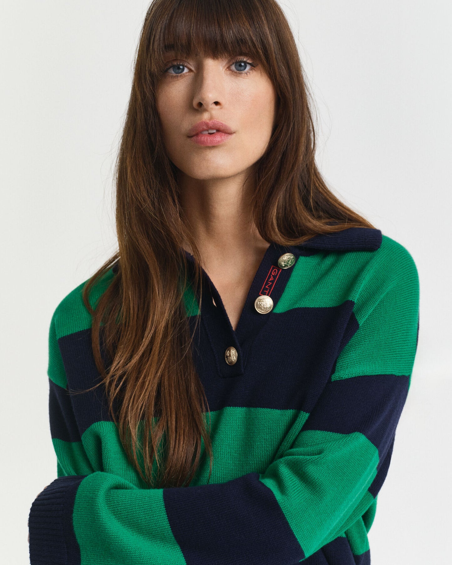 Rugger en tricot rayé