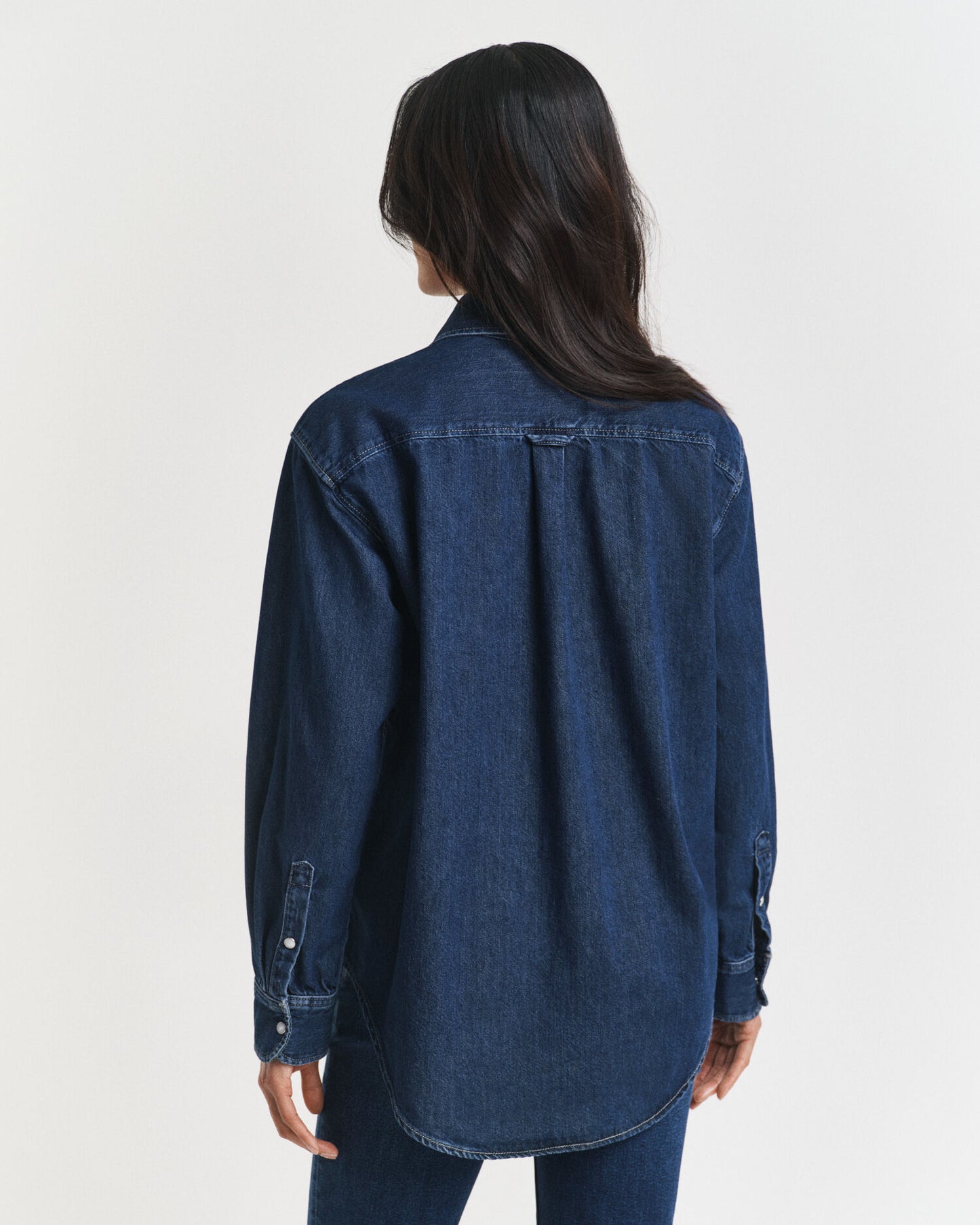 Chemise en jean décontractée à poches