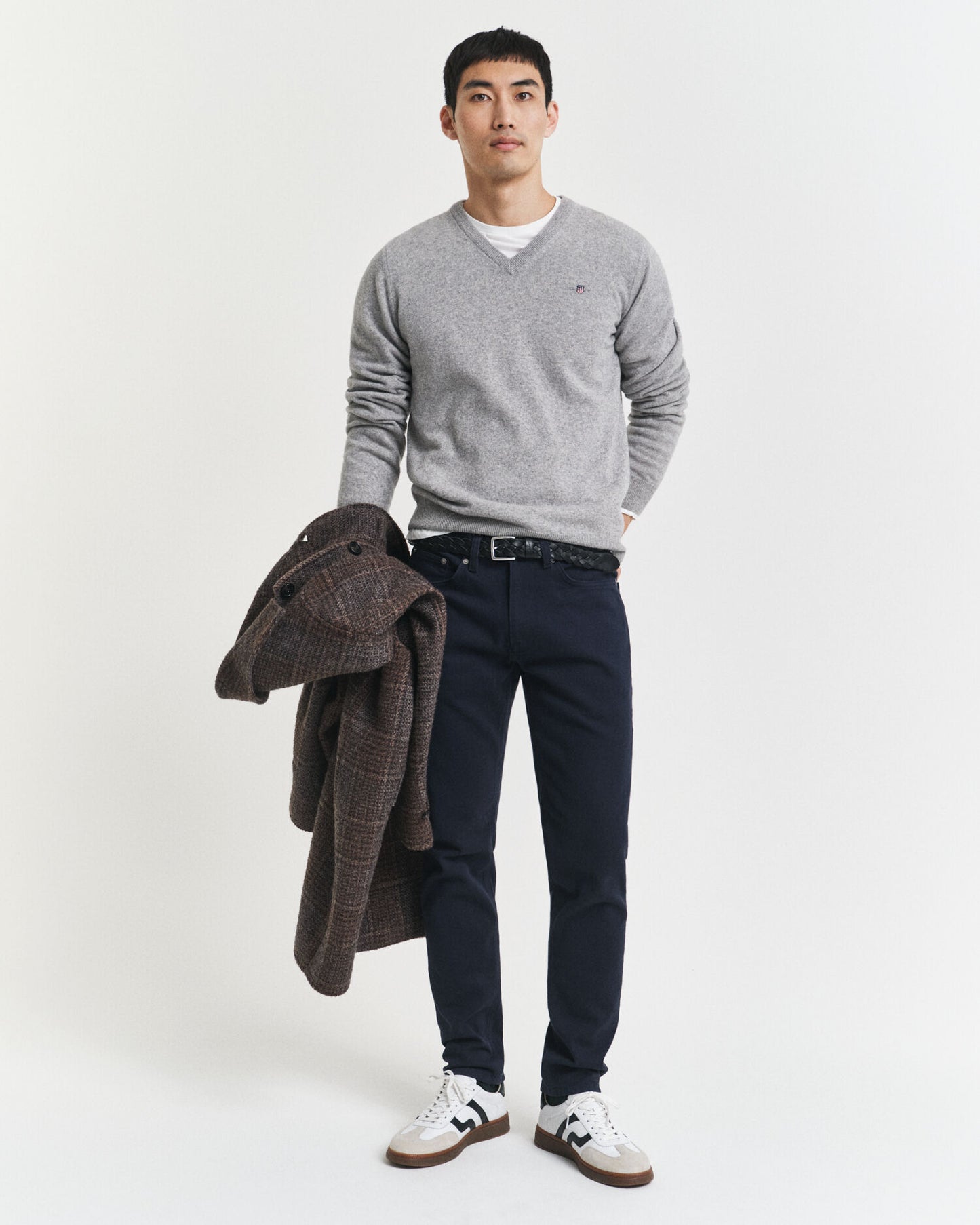 Slim Fit Twilljeans aus weichem Gewebe