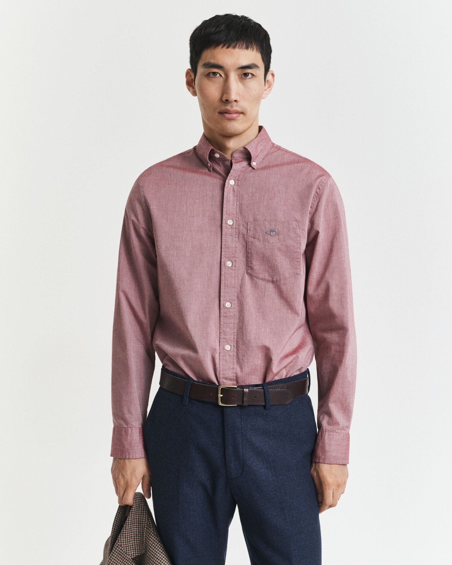 Chemise popeline coupe droite classique
