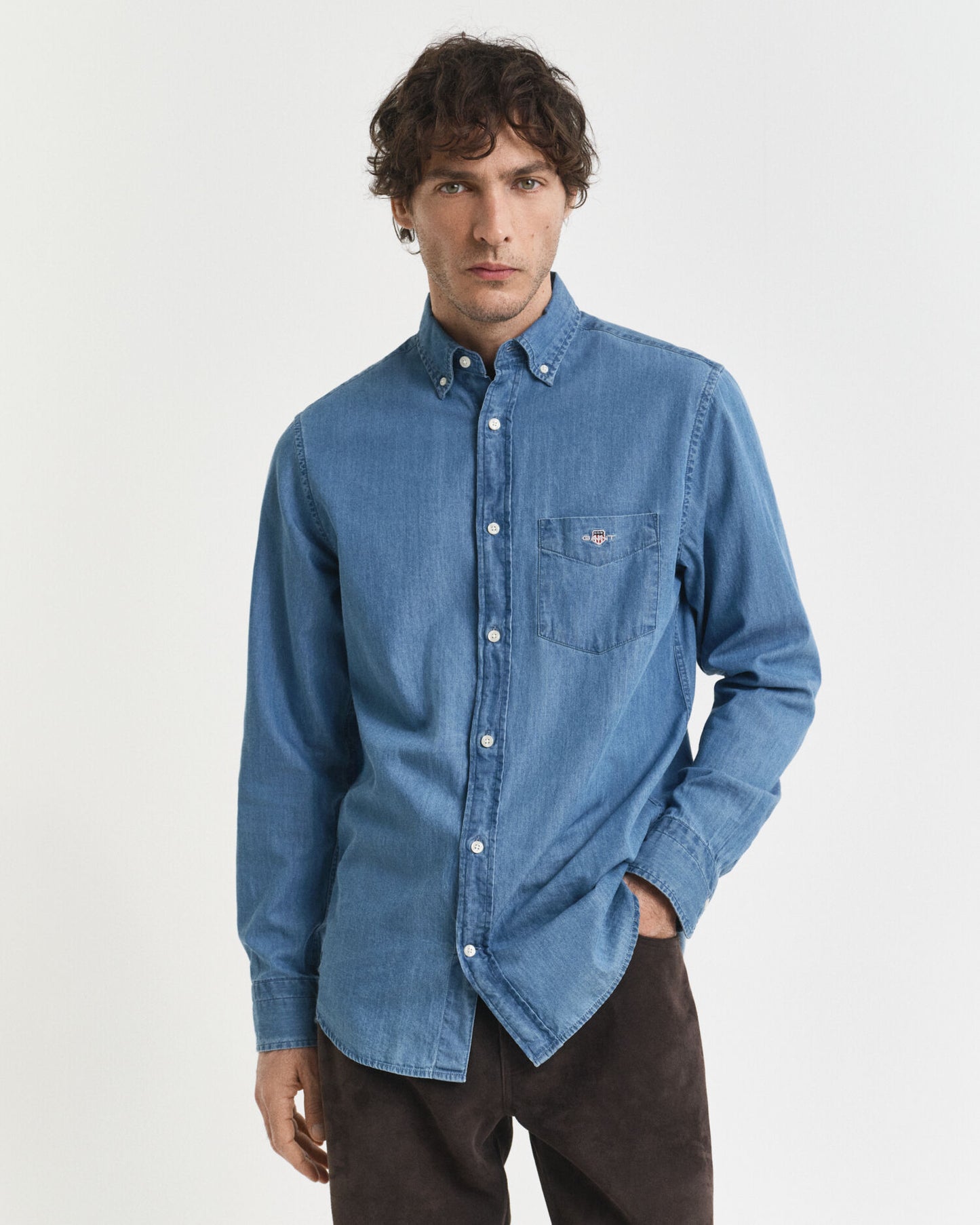 Chemise Regular Fit Indigo