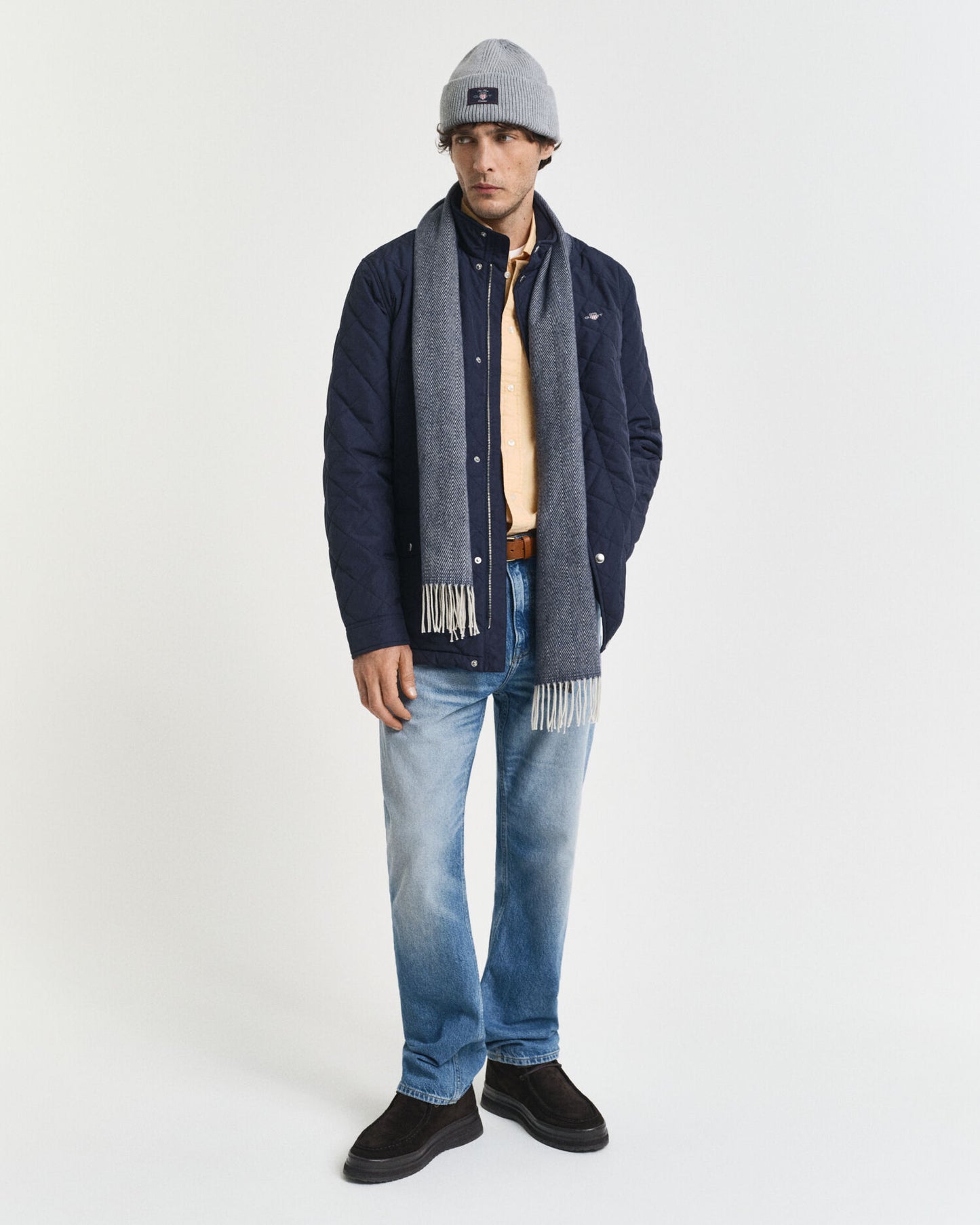 Gesteppte Windjacke Mittellang