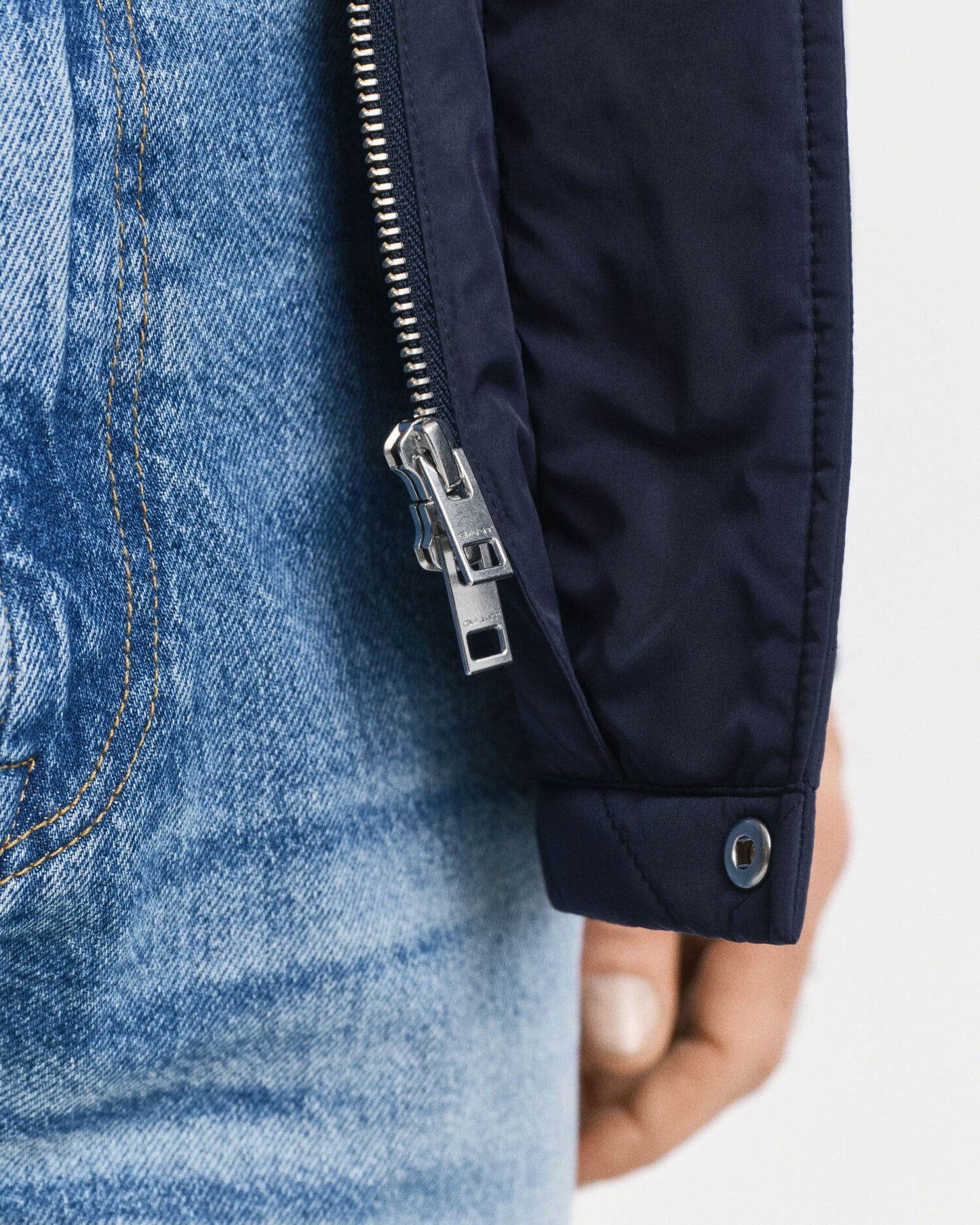 Gesteppte Windjacke Mittellang