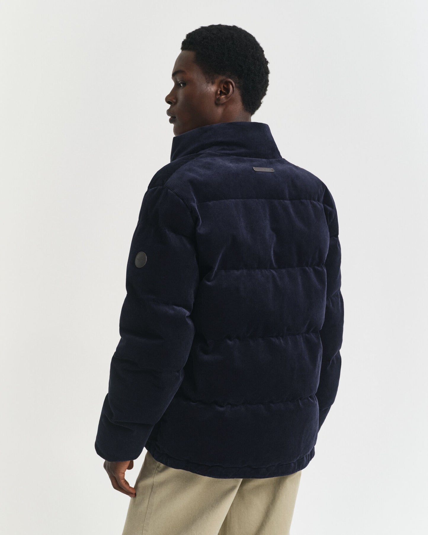 Cord-Pufferjacke