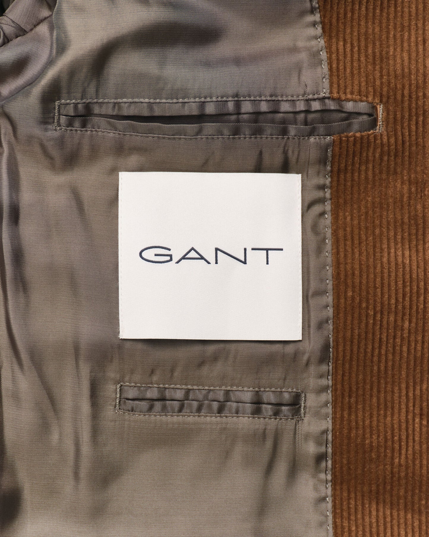 Cord-Pufferjacke