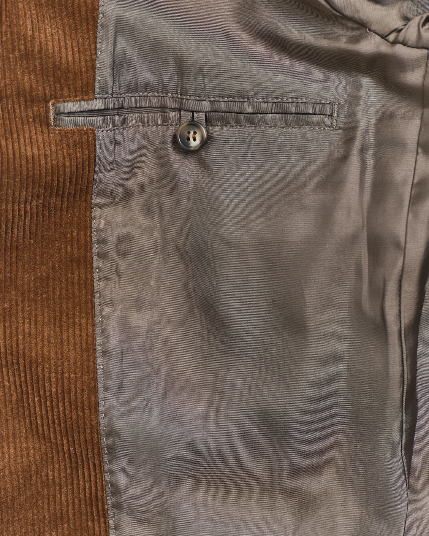 Cord-Pufferjacke
