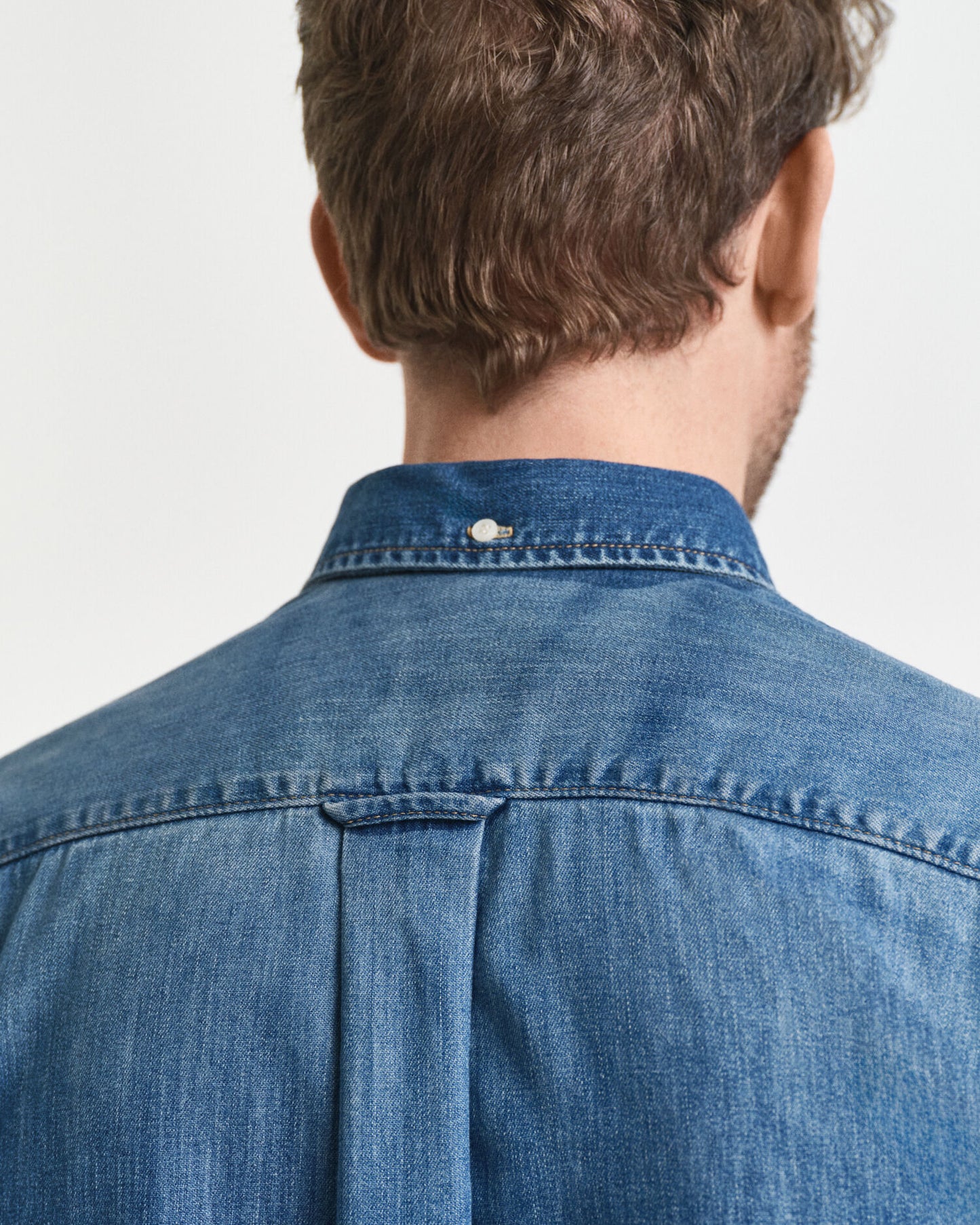 Chemise en jean coupe droite