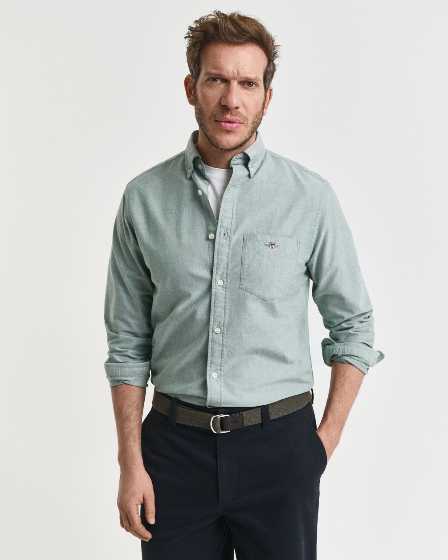 Chemise Oxford classique coupe droite