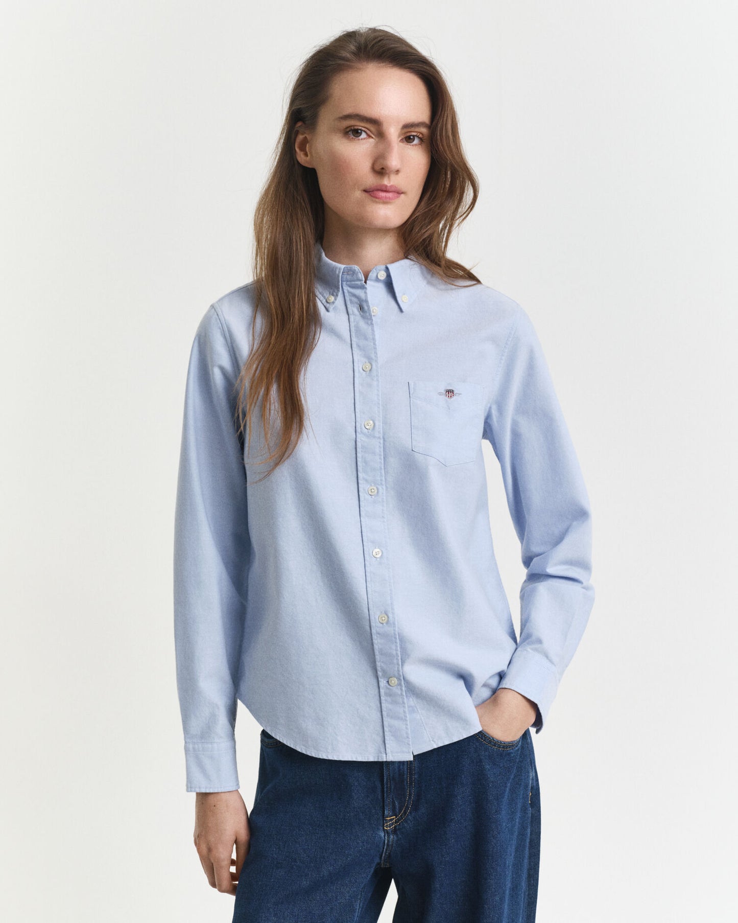 Chemise Oxford Classique Coupe Droite