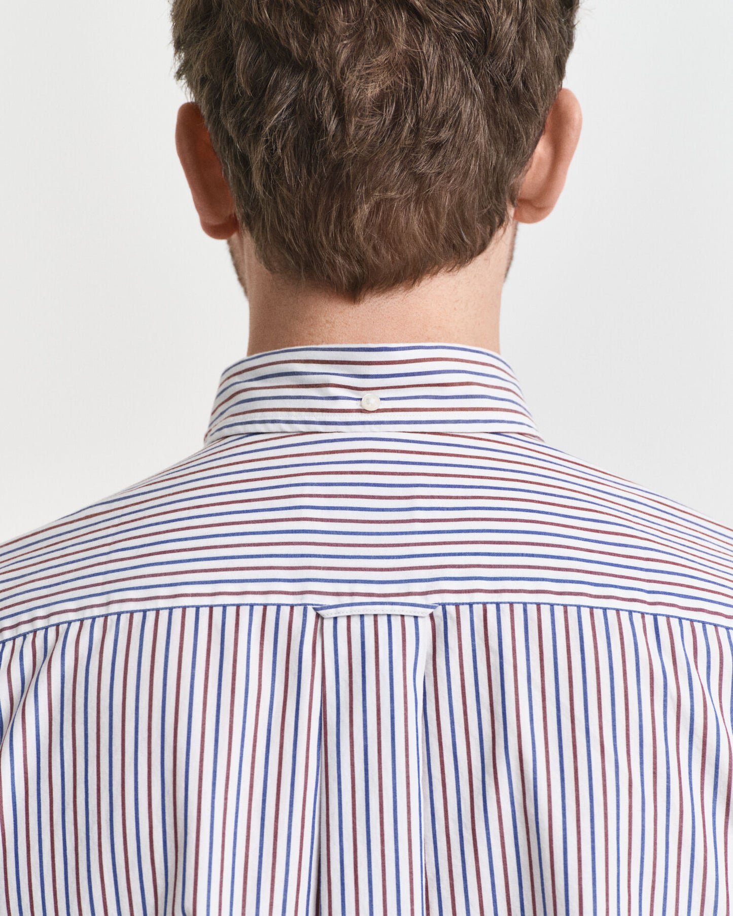 Chemise Popeline Classique Rayée Coupe Droite