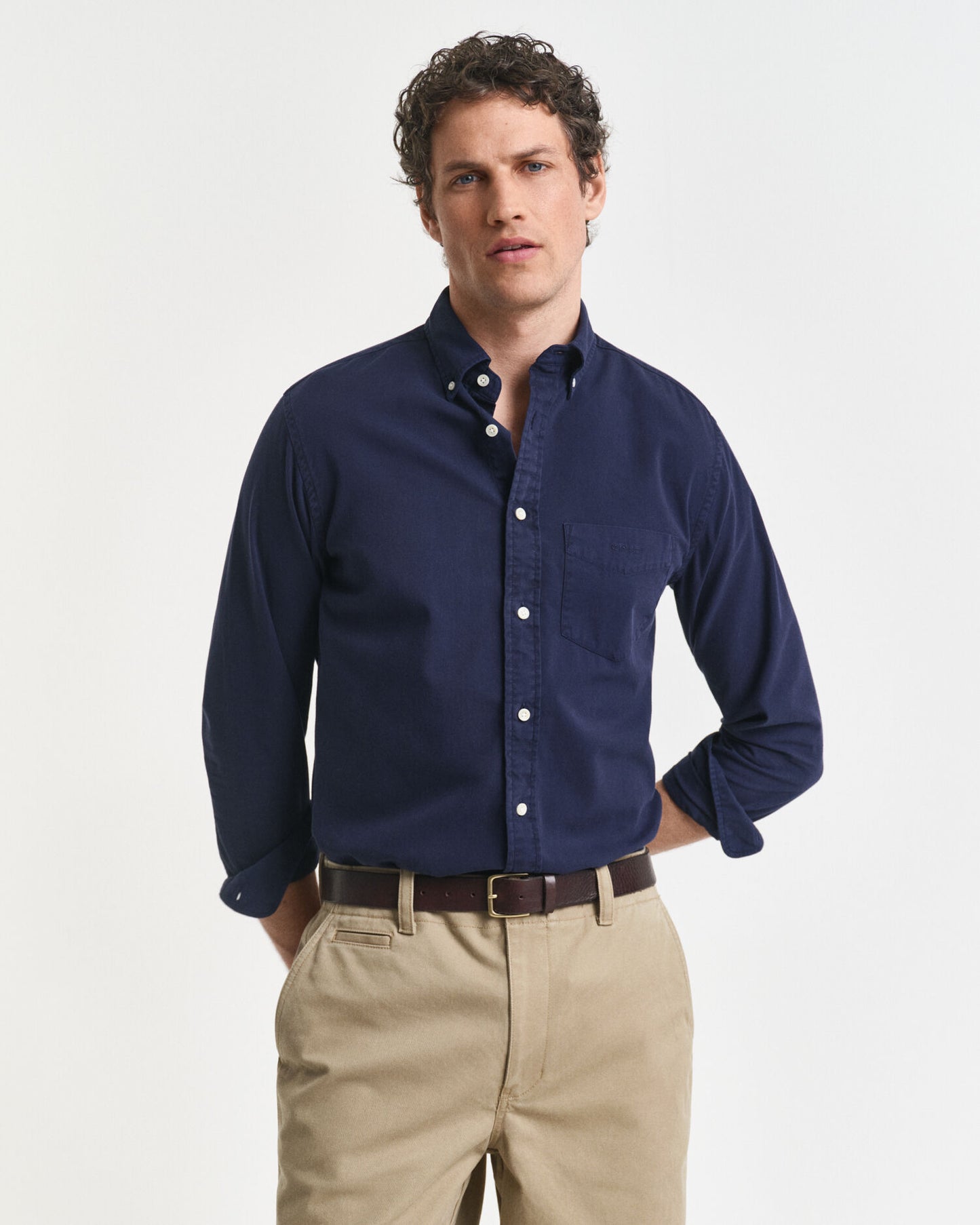 Chemise Twill Coupe Droite