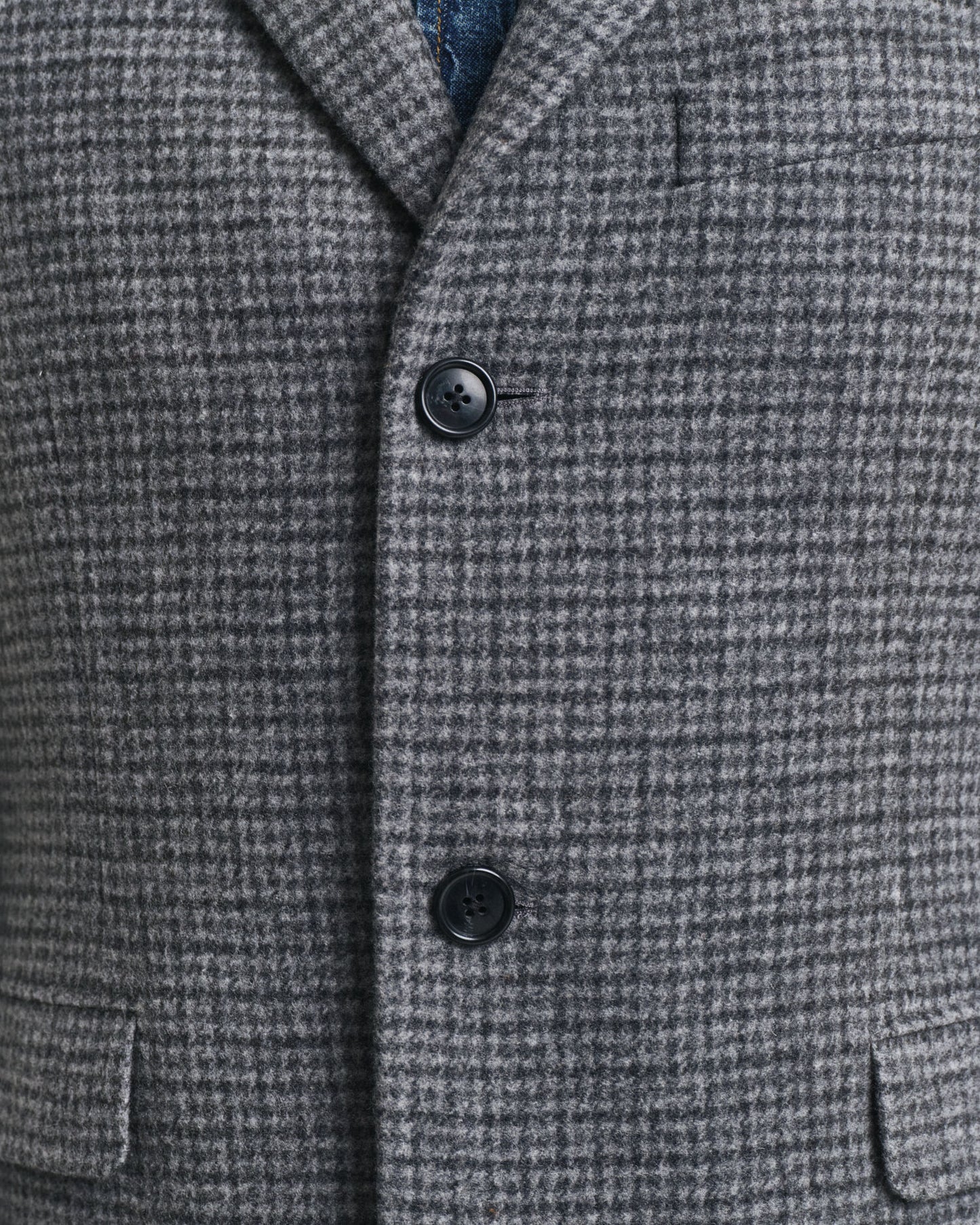 Manteau en laine bicolore