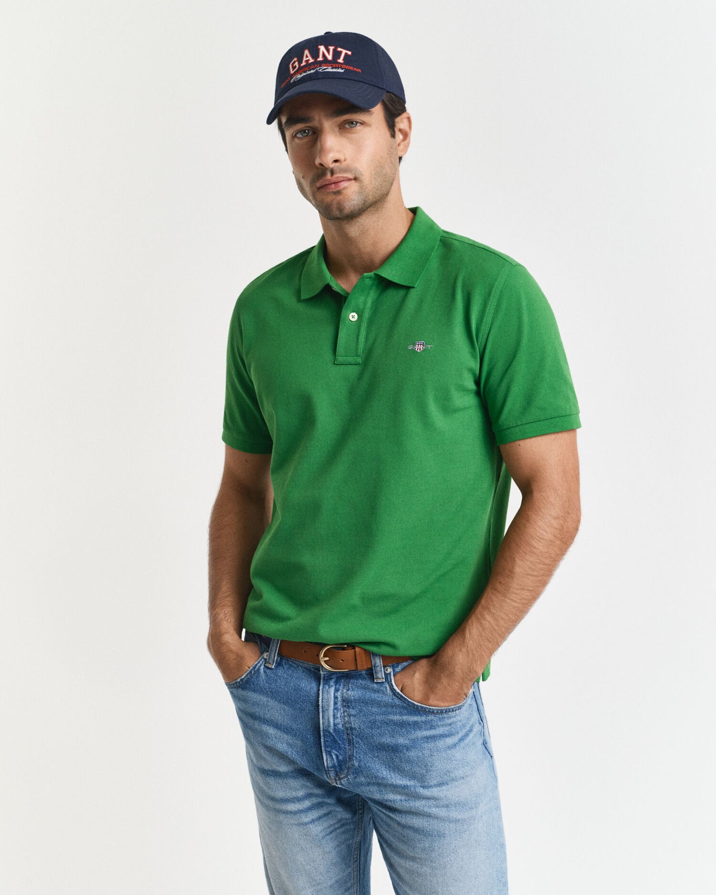 Regular Fit Piqué-Poloshirt mit Wappen