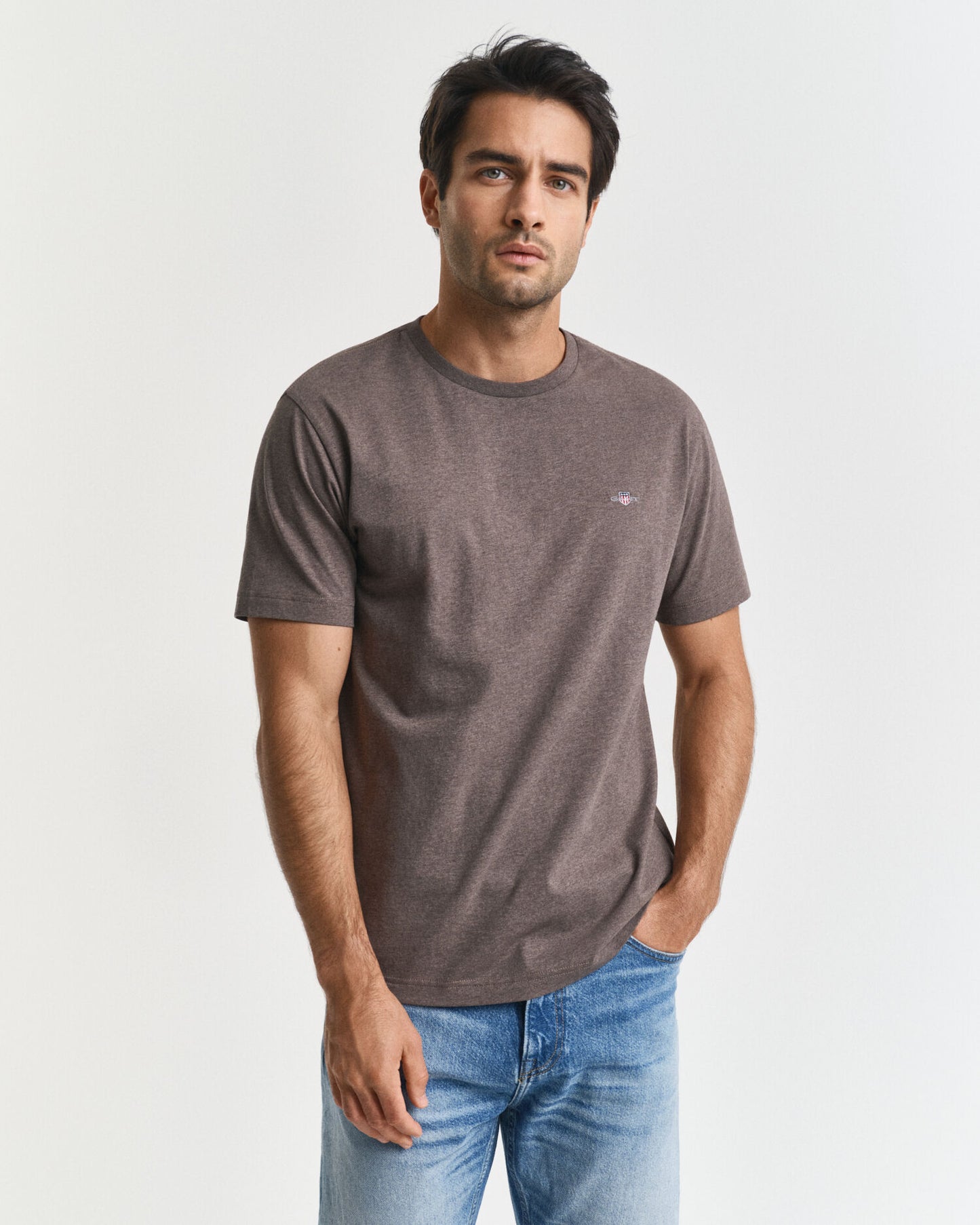 T-shirt à coupe droite avec logo