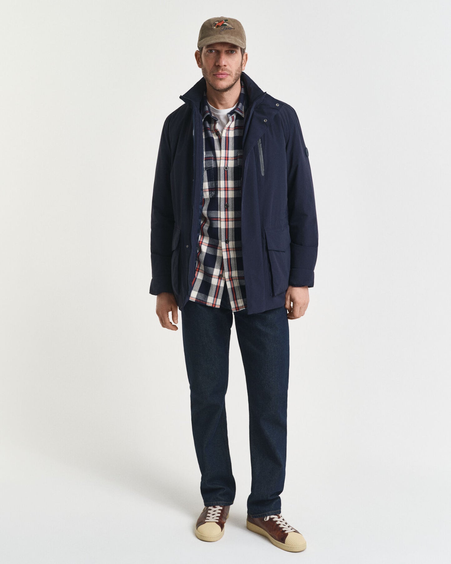 Doppellange Jacke