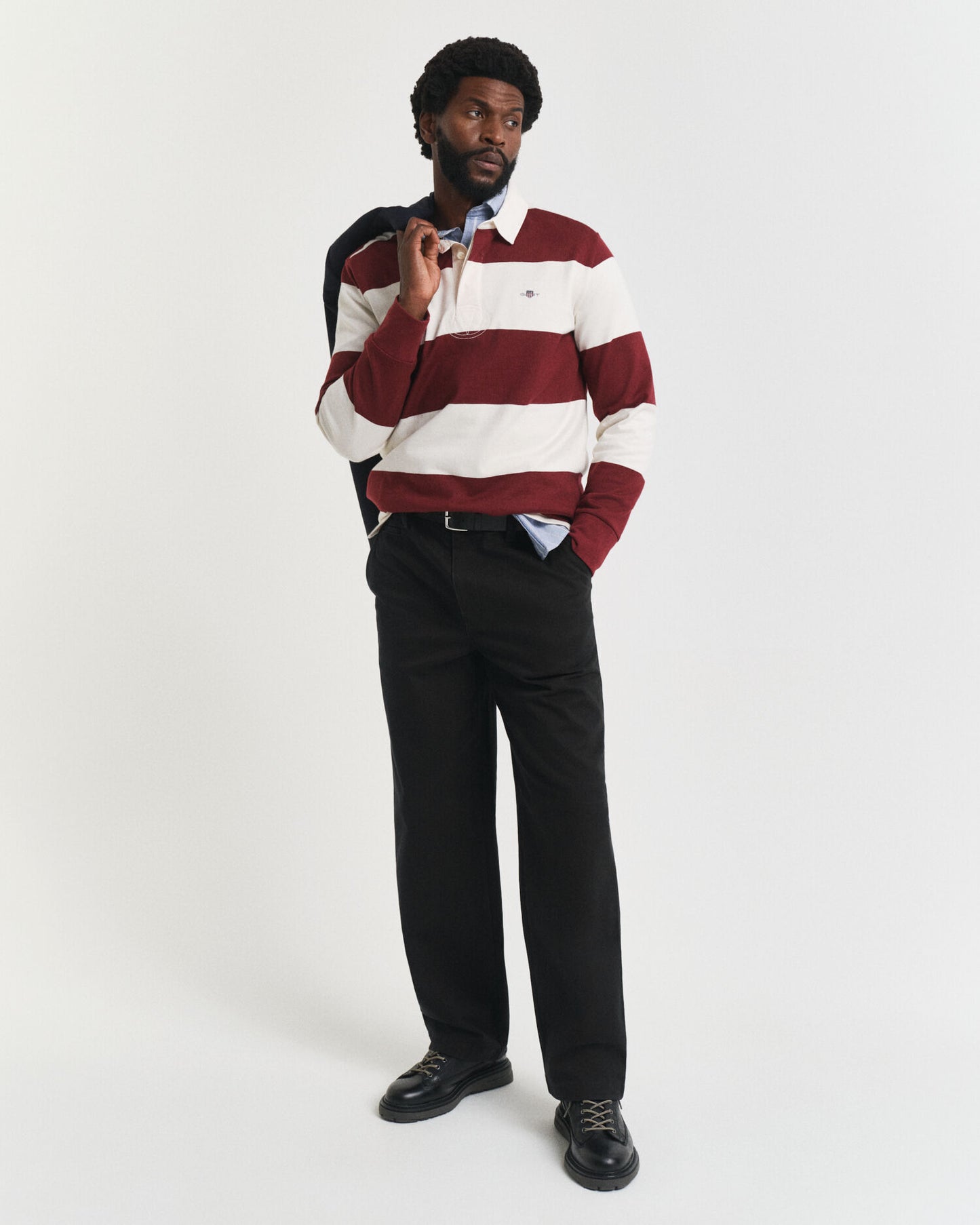 Chino aus Baumwoll-Twill, lockere Passform