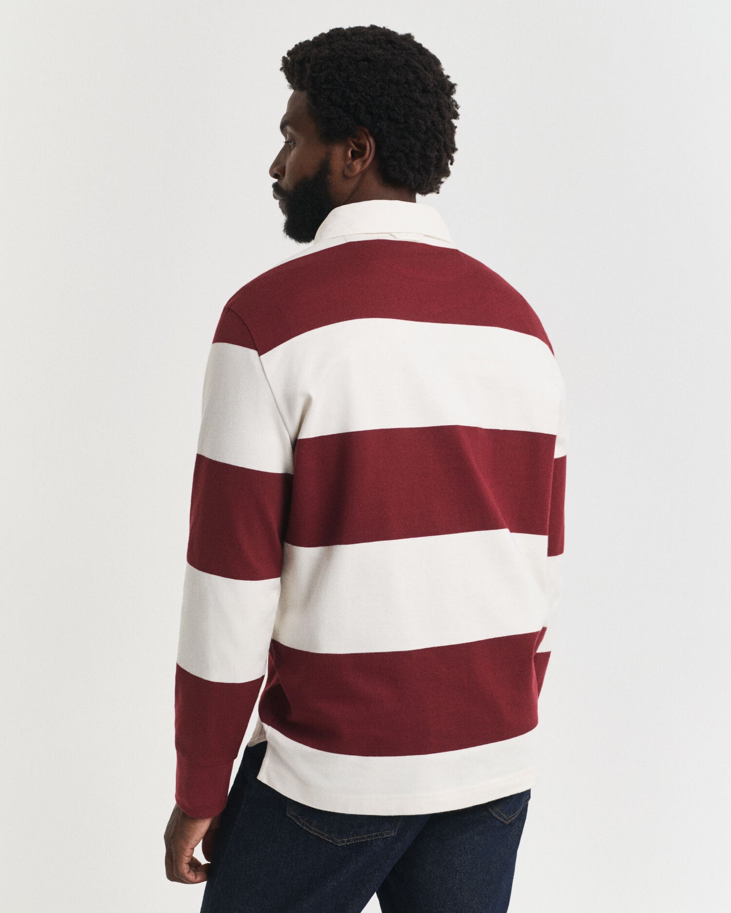 Blockstreifen-Heavy-Rugby-Shirt