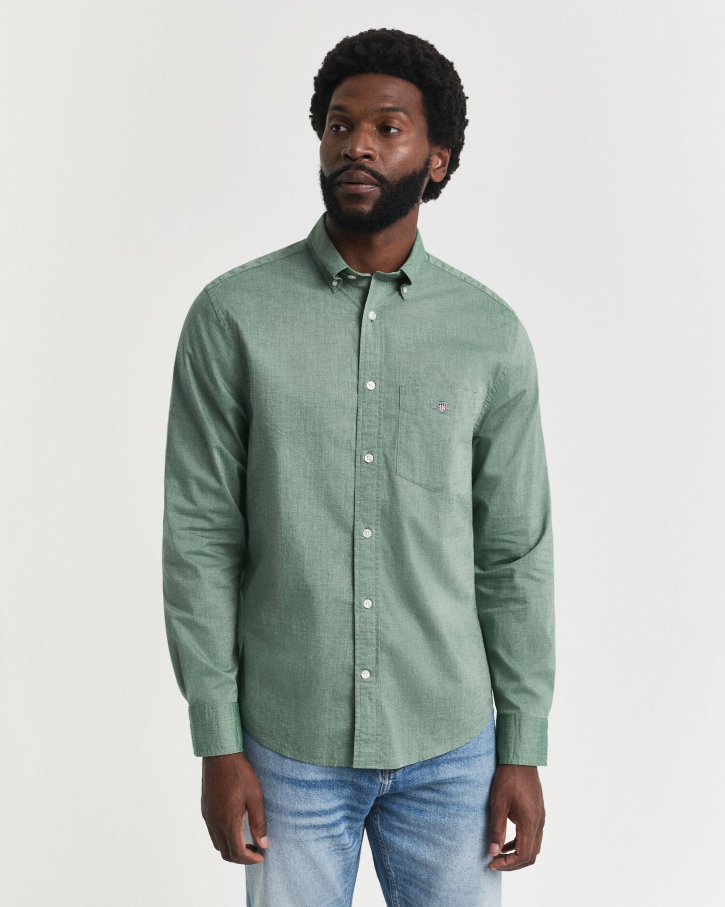 Chemise popeline coupe droite classique