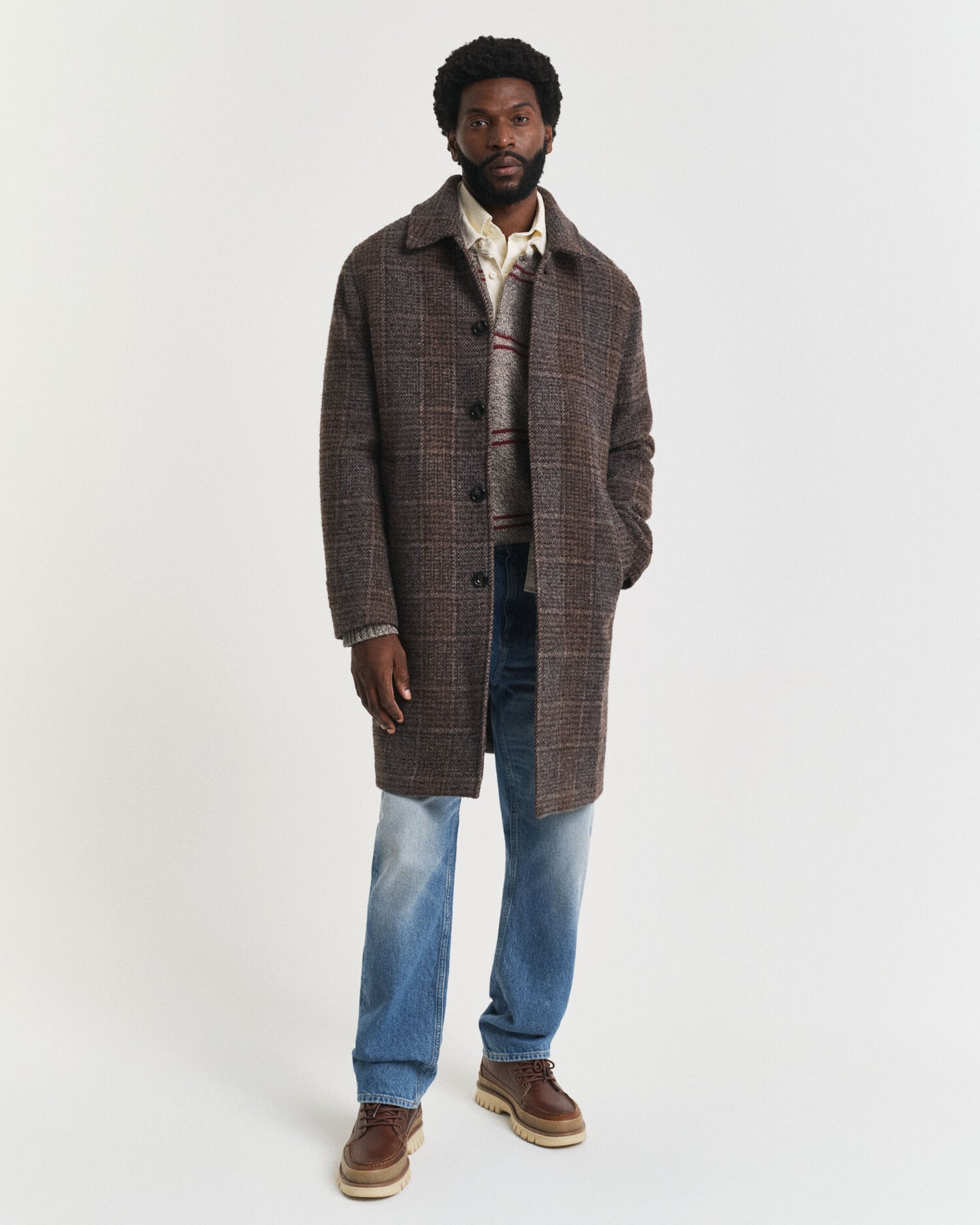 Manteau de voiture en laine
