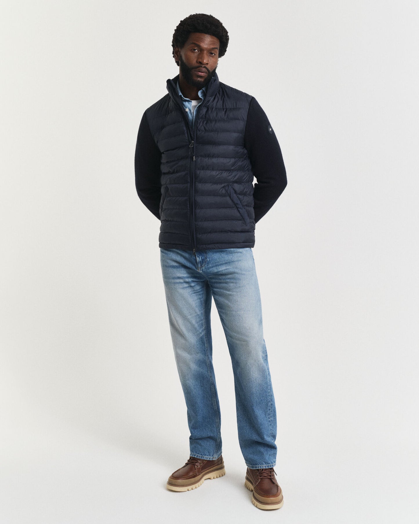 Materialmixjacke