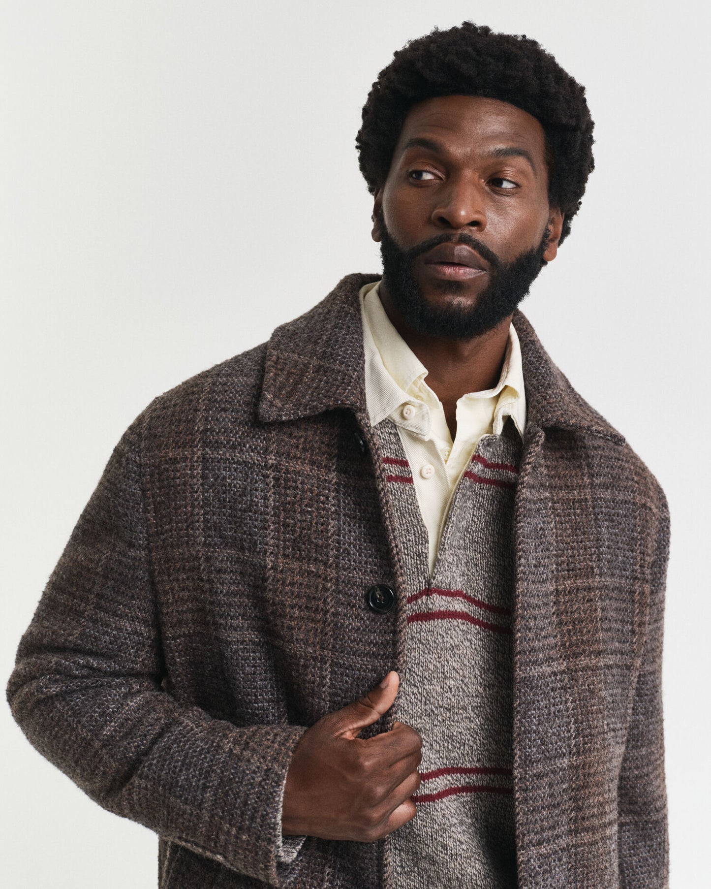 Manteau de voiture en laine