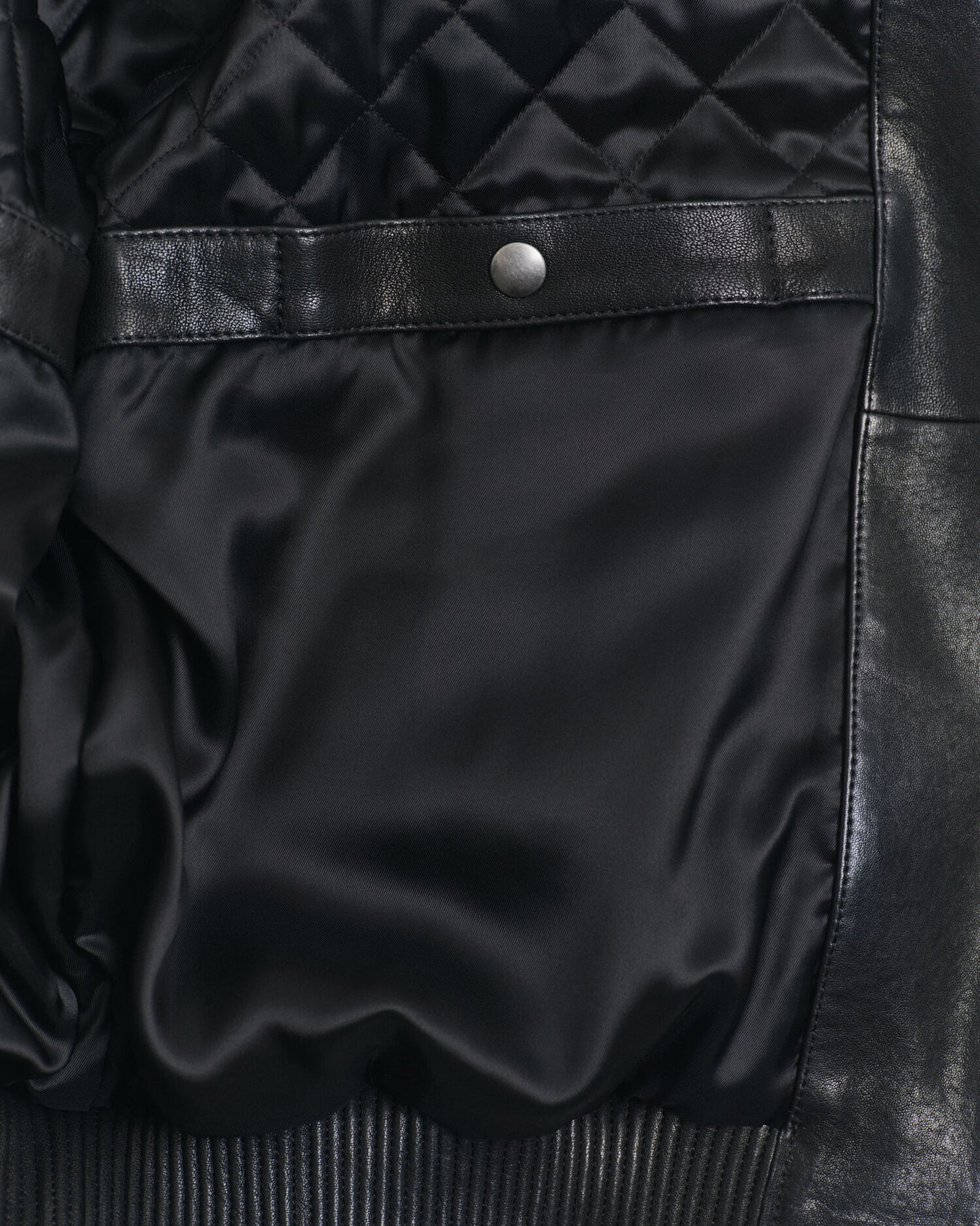 Leder-Harrington-Jacke