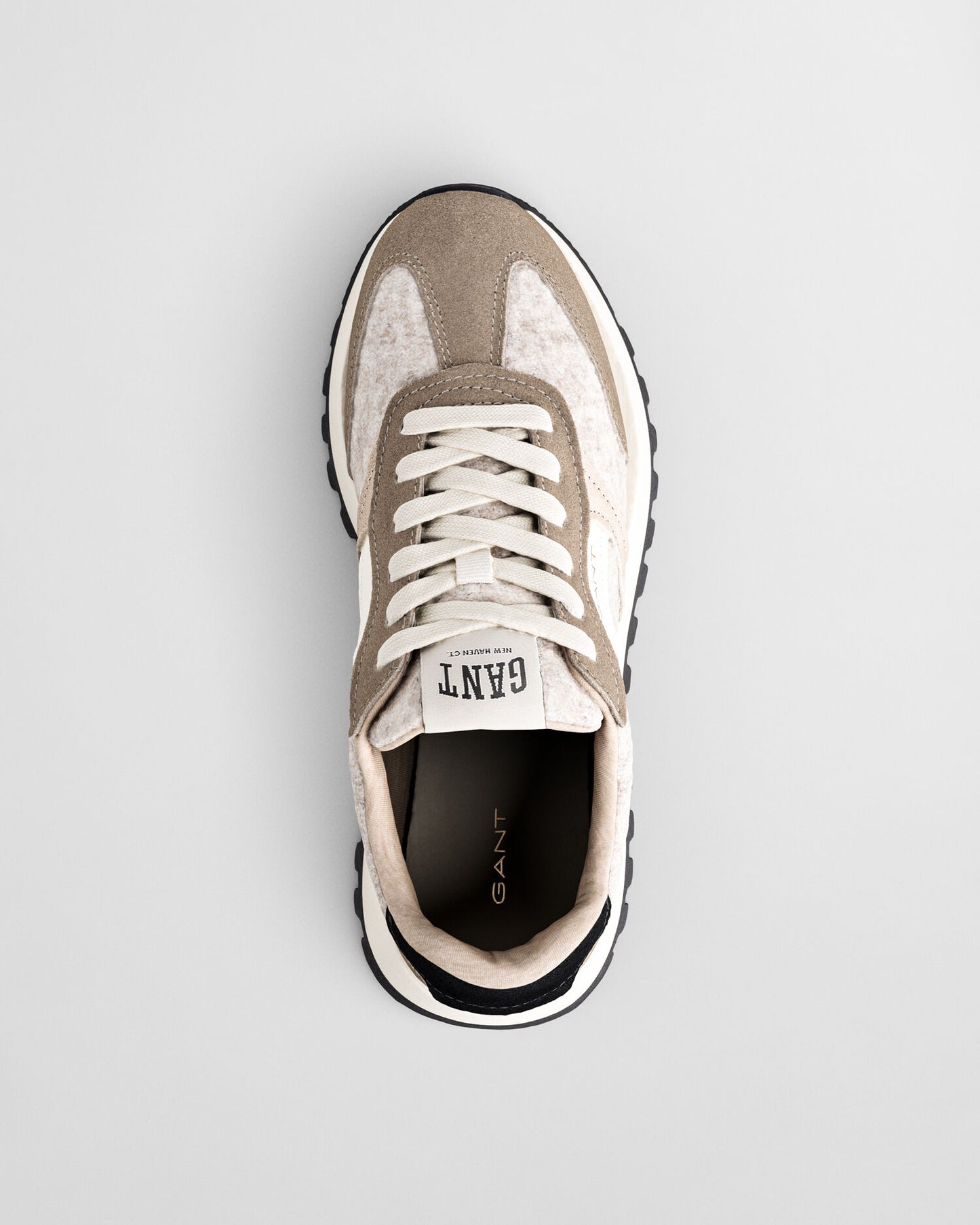 Baskets Caffay en Laine et Daim