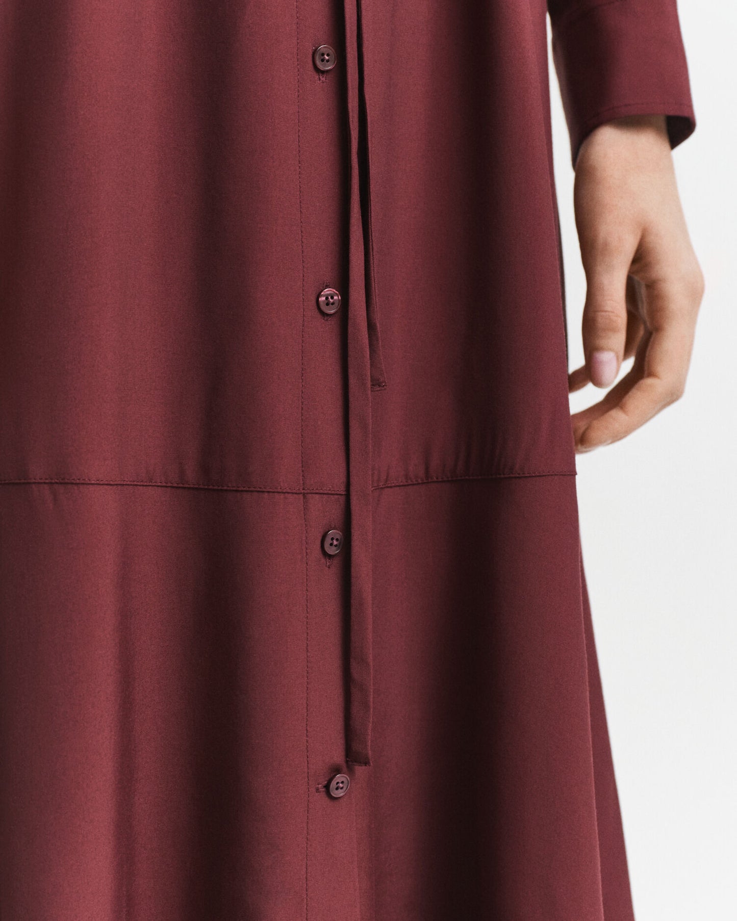 Midikleid aus Viskose