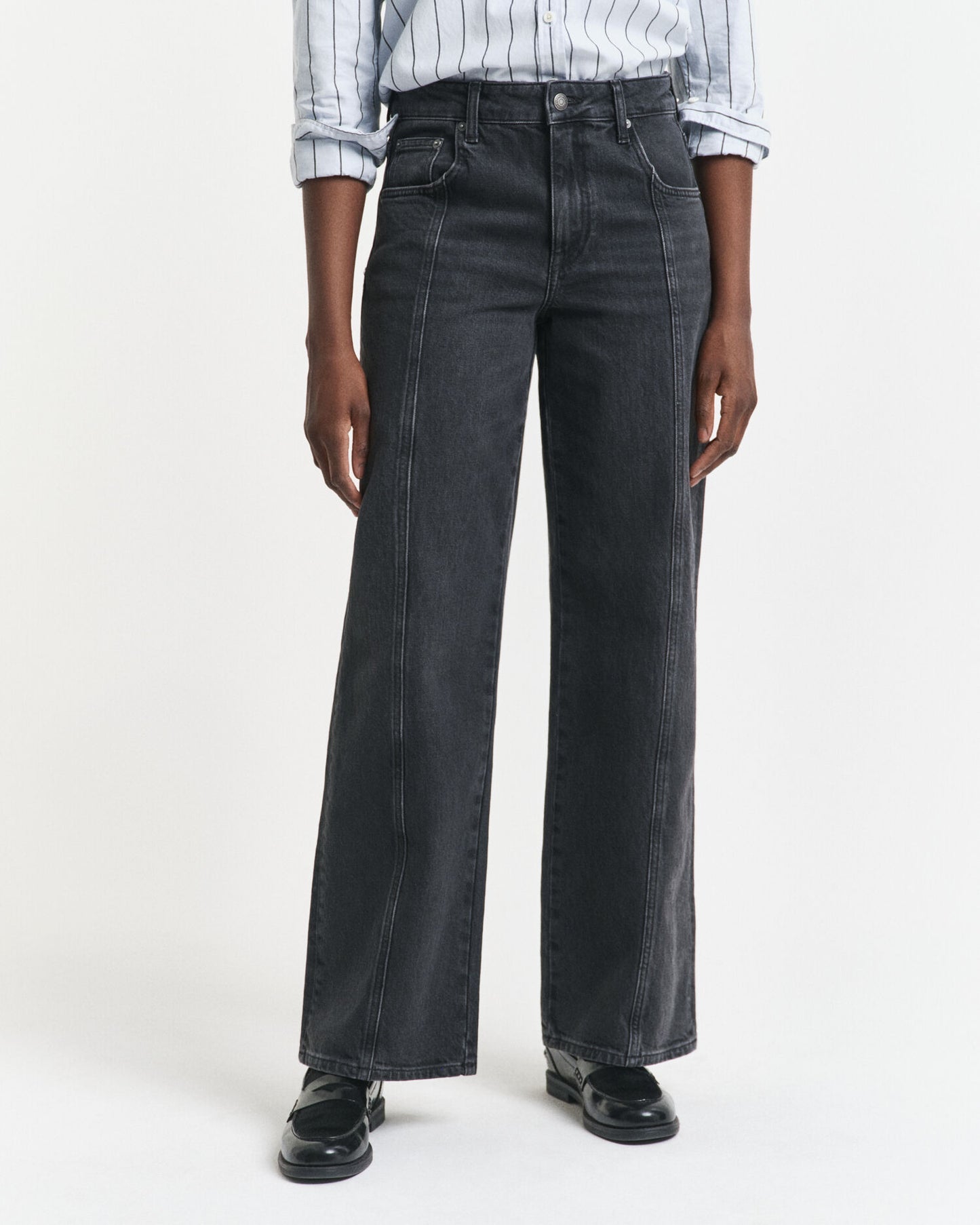 Relaxed Fit Jeans mit gerader Naht