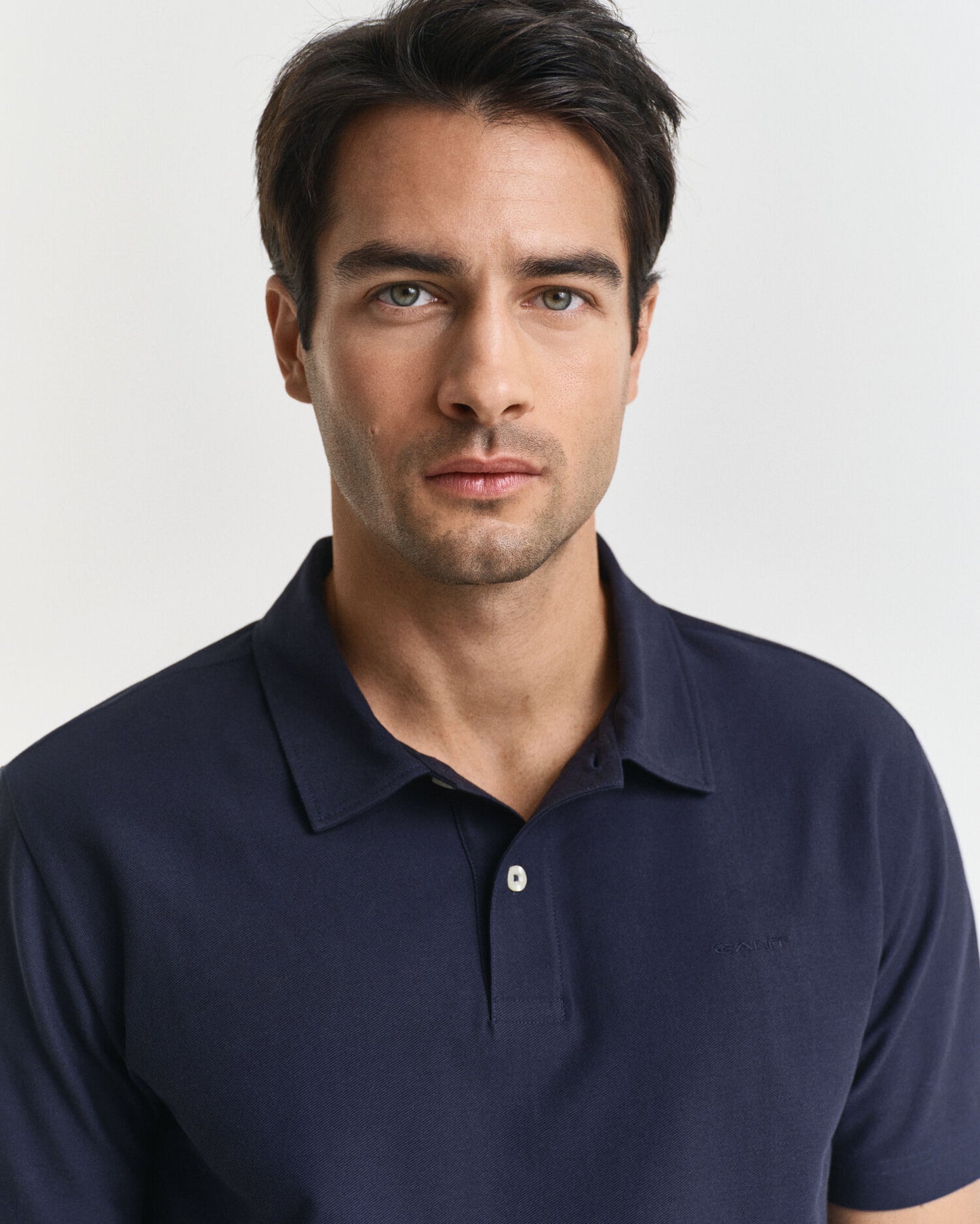Polo texturé sergé