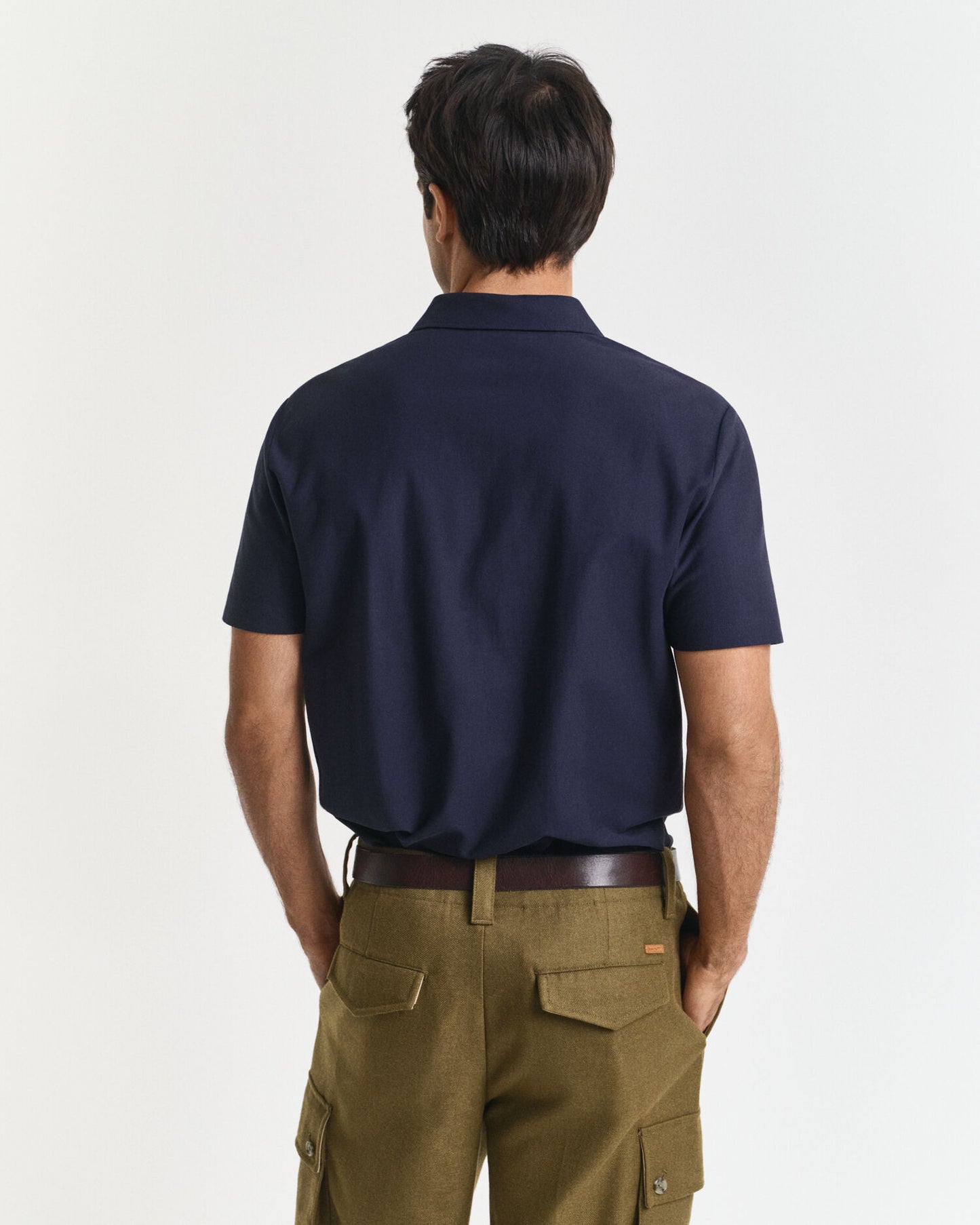 Polo texturé sergé