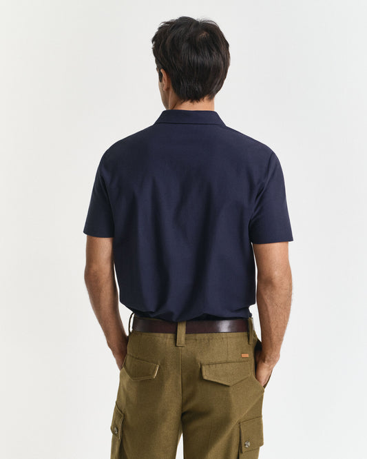 Polohemd aus Twill-Struktur