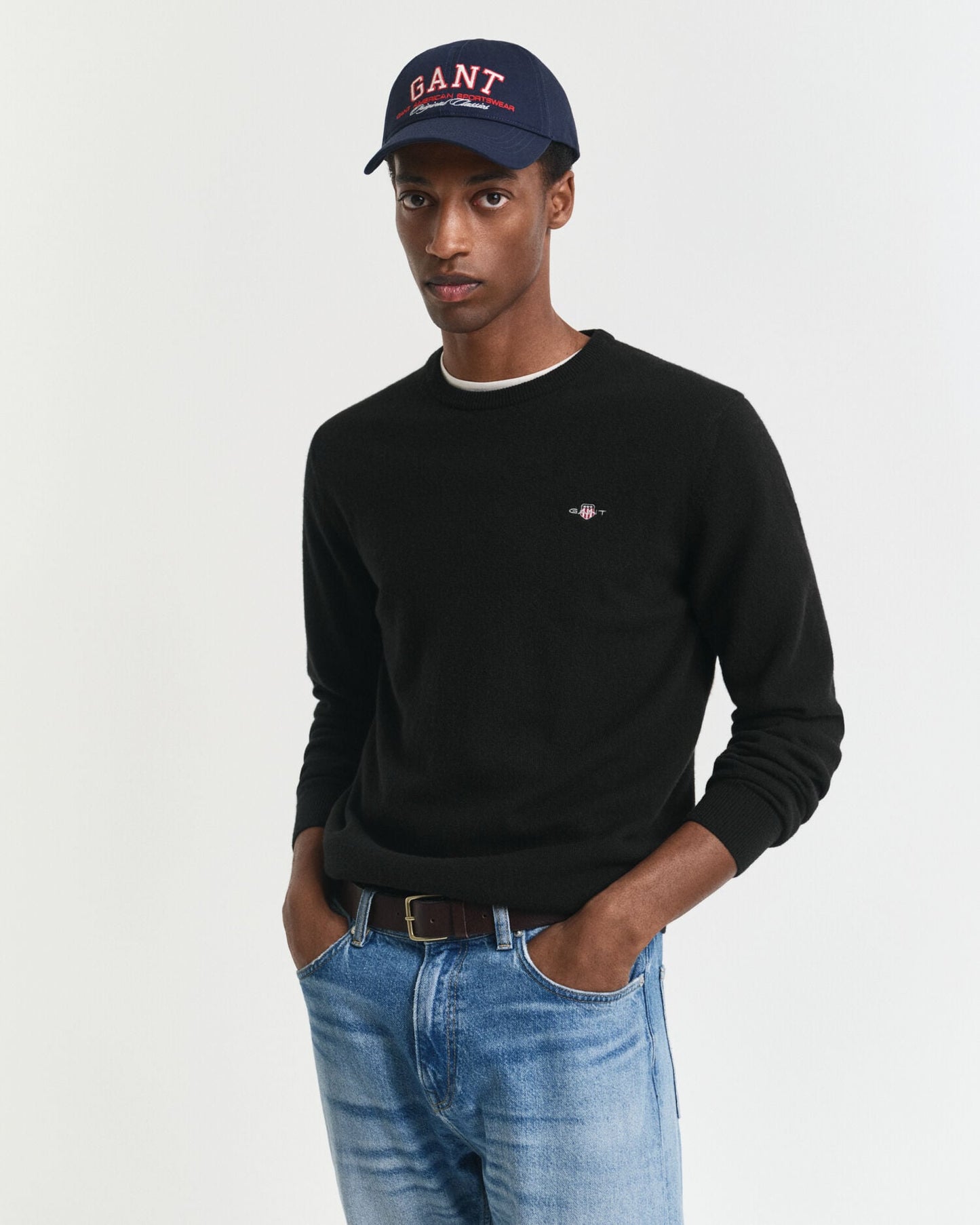 Pull ras du cou en laine d'agneau ultrafine