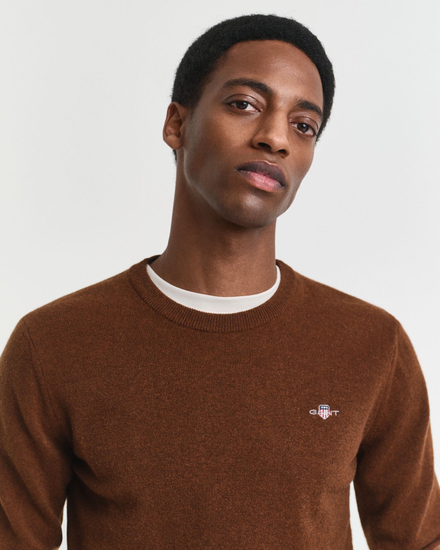 Pull ras du cou en laine d'agneau ultrafine