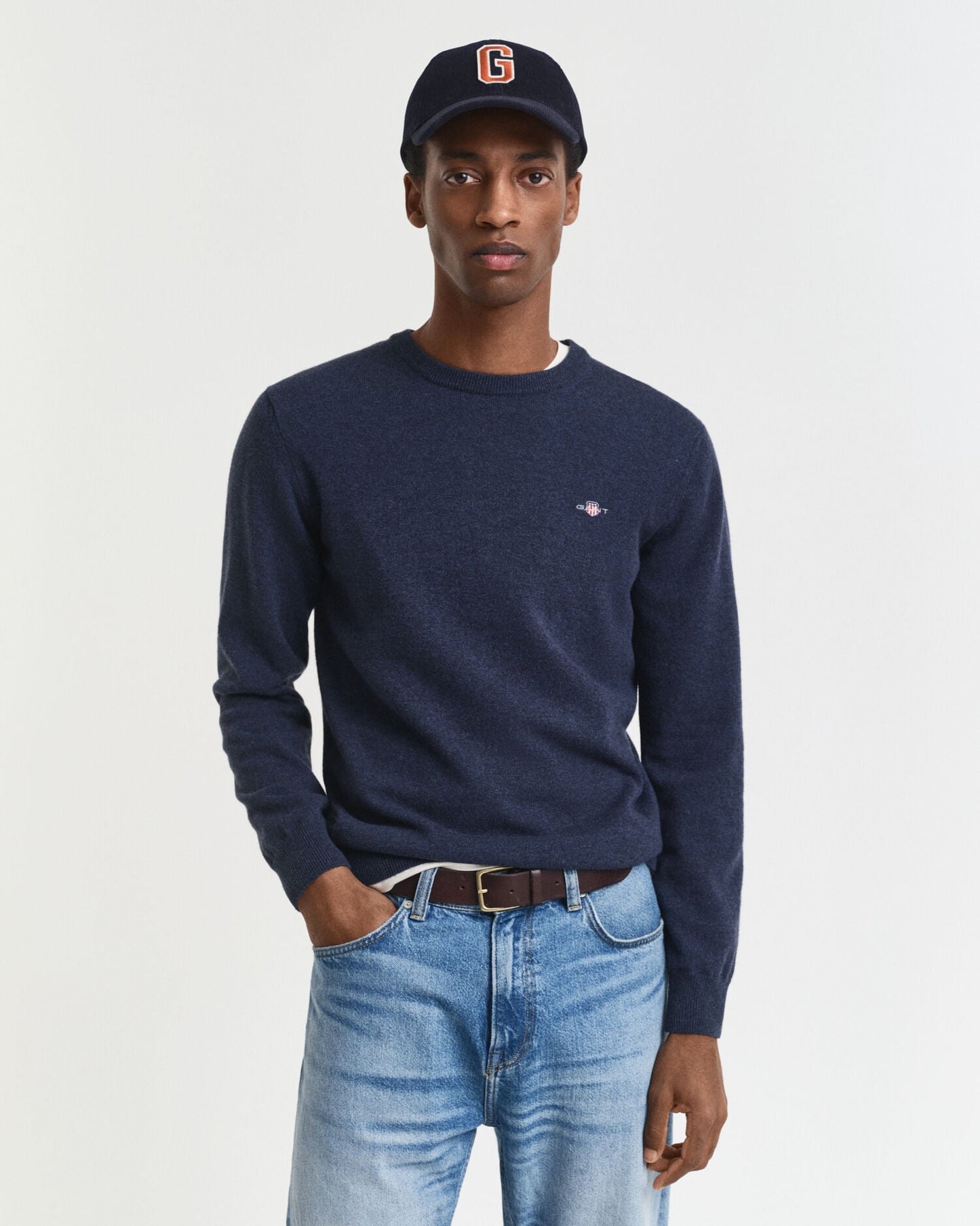 Pull ras du cou en laine d'agneau ultrafine