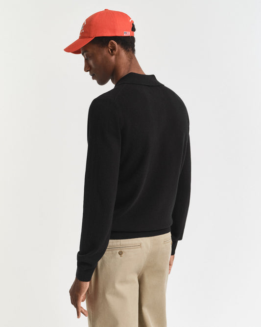 Polo en laine d'agneau superfin