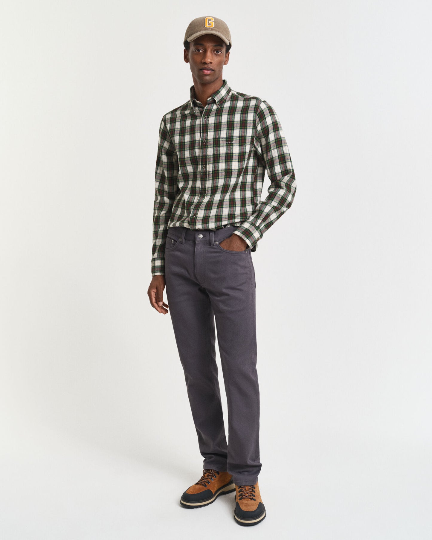 Regular Fit Jeans aus weichem Twill