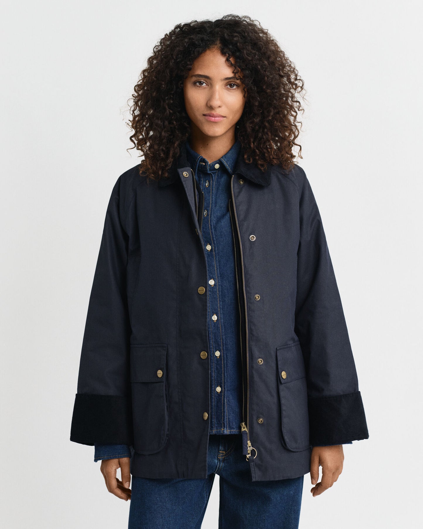 Gewachste Baumwolljacke „Double Decker“