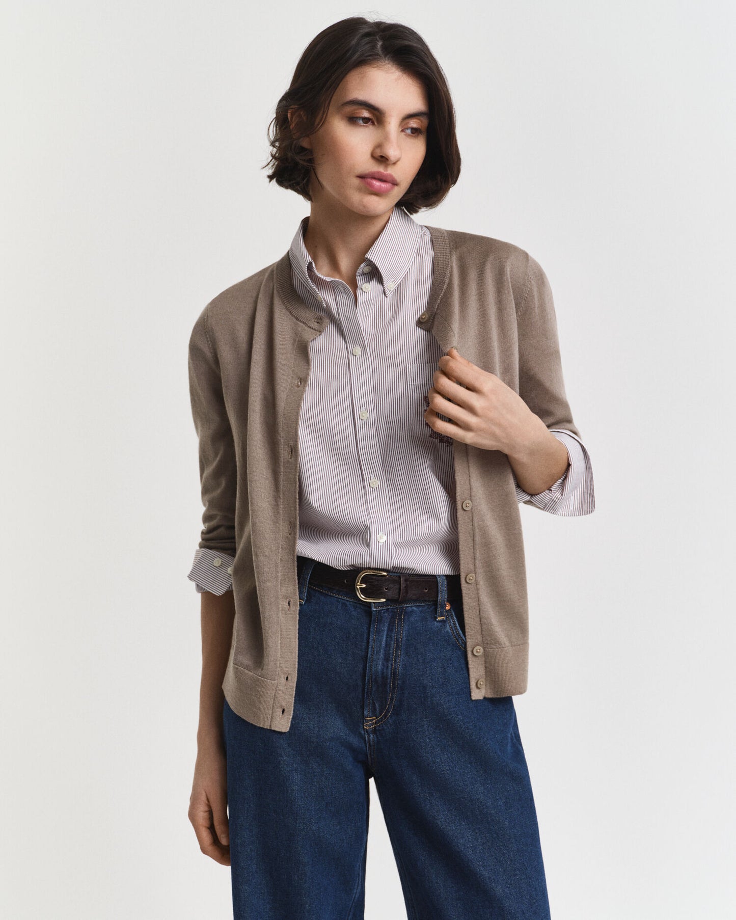 Cardigan en laine Mérinos extra fine