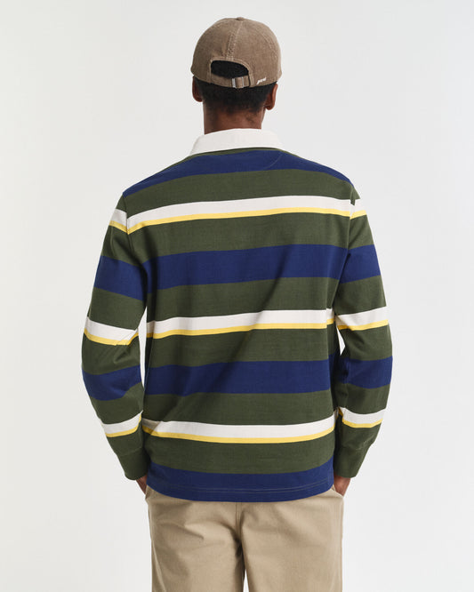 Chemise épaisse rugger rayée