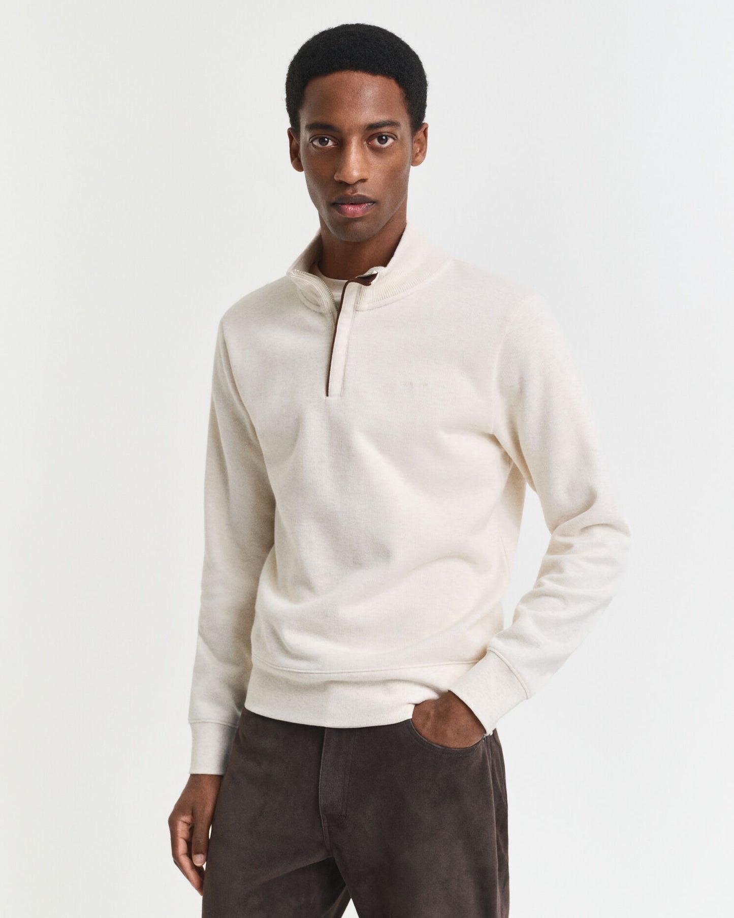 Sweat-shirt Sacker à demi-zip