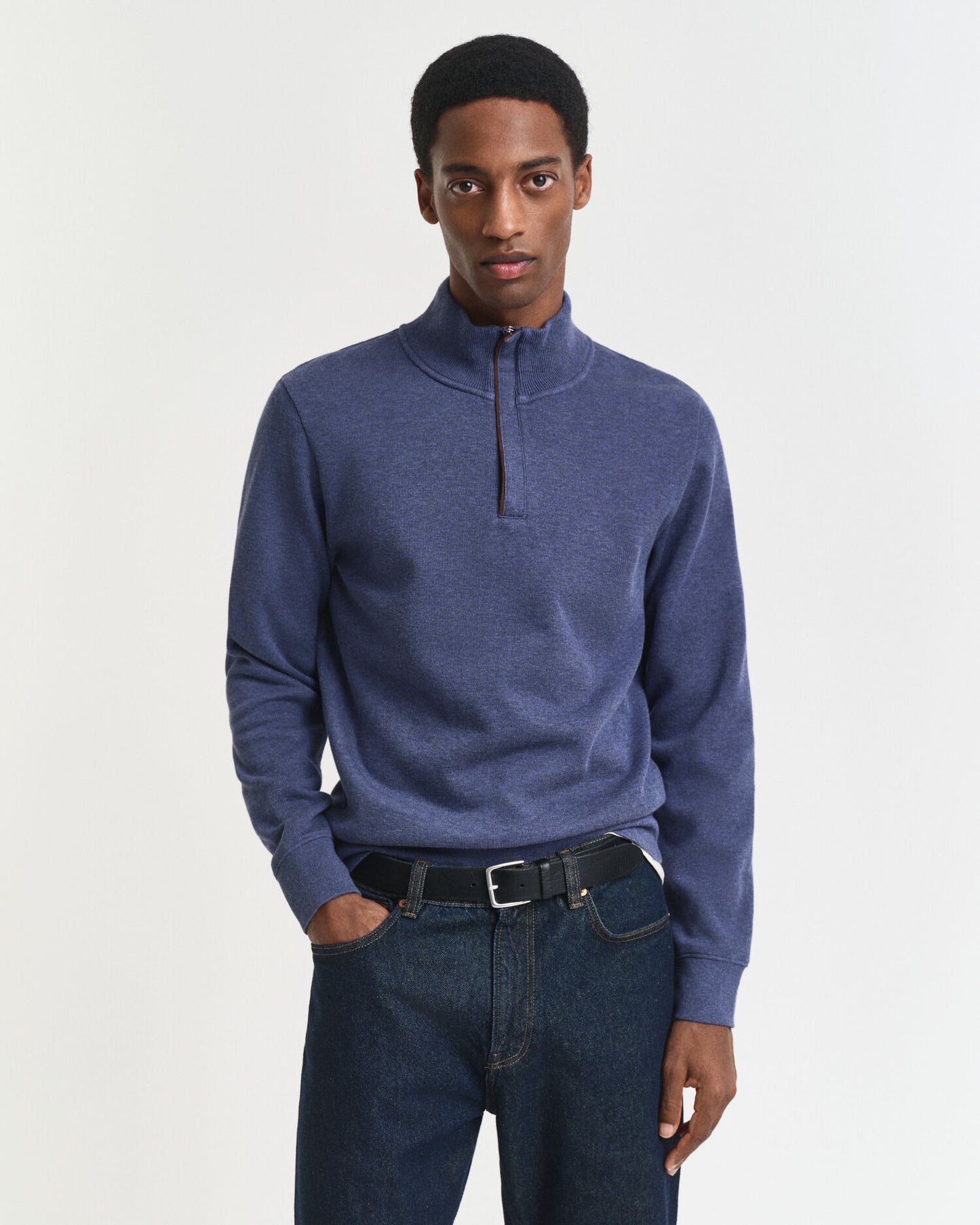 Sweat-shirt Sacker à demi-zip