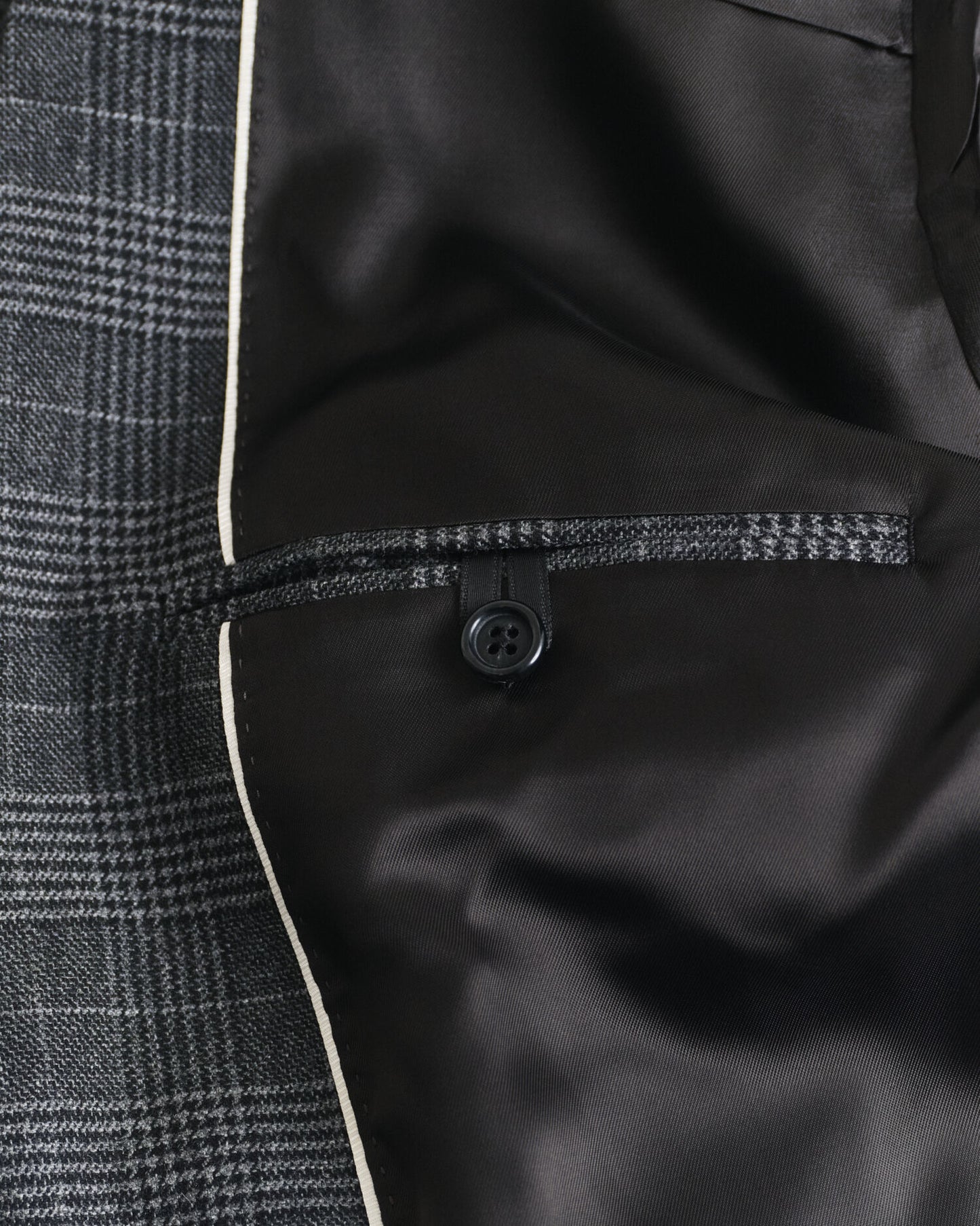 Slim-Fit-Sakko mit Glencheck-Muster