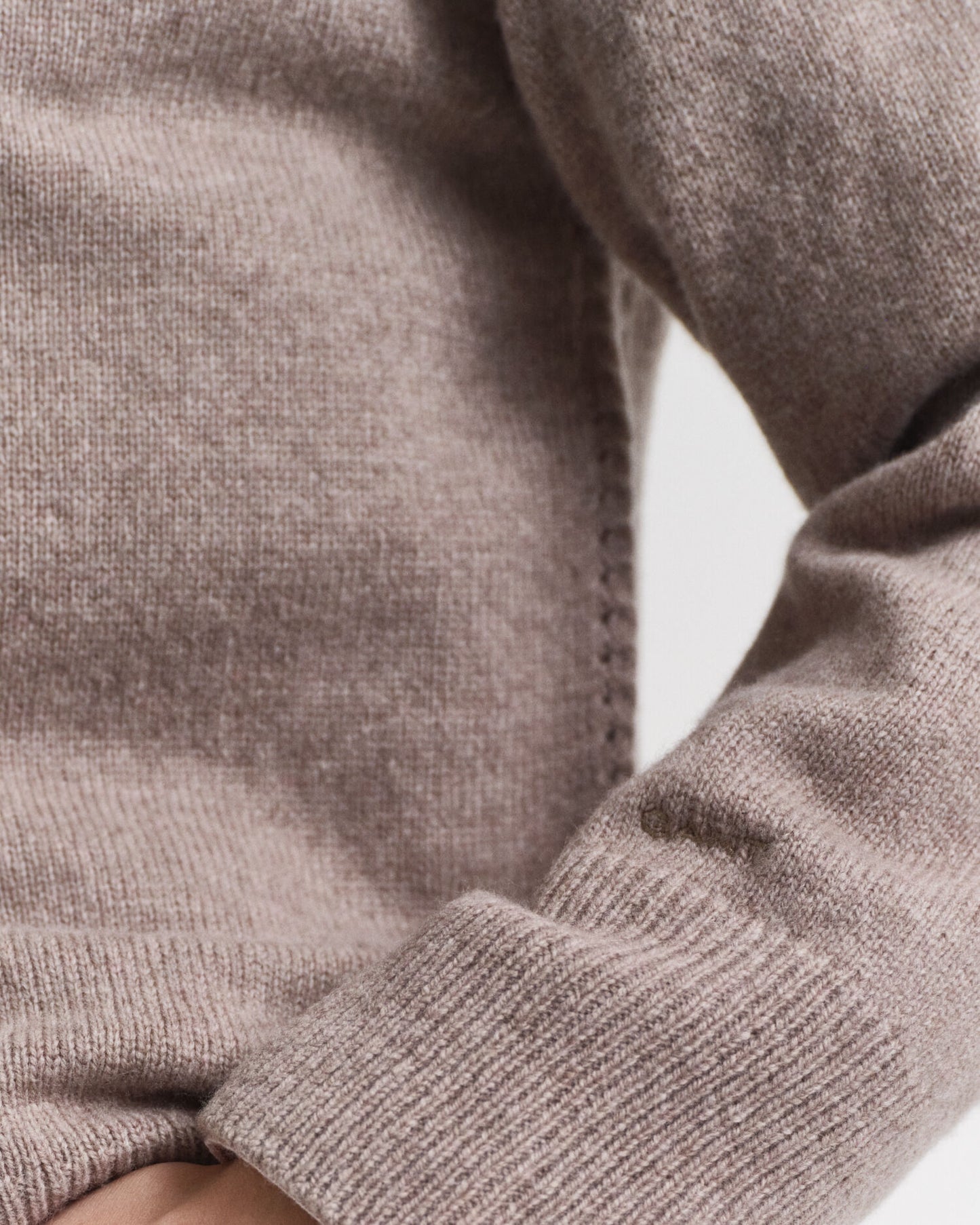 Pull col rond en mélange de laine et cachemire doux