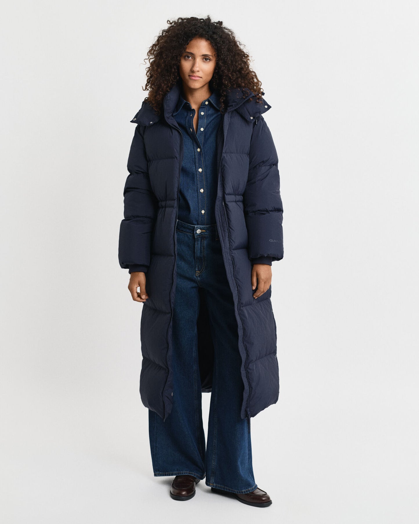 Manteau long en duvet