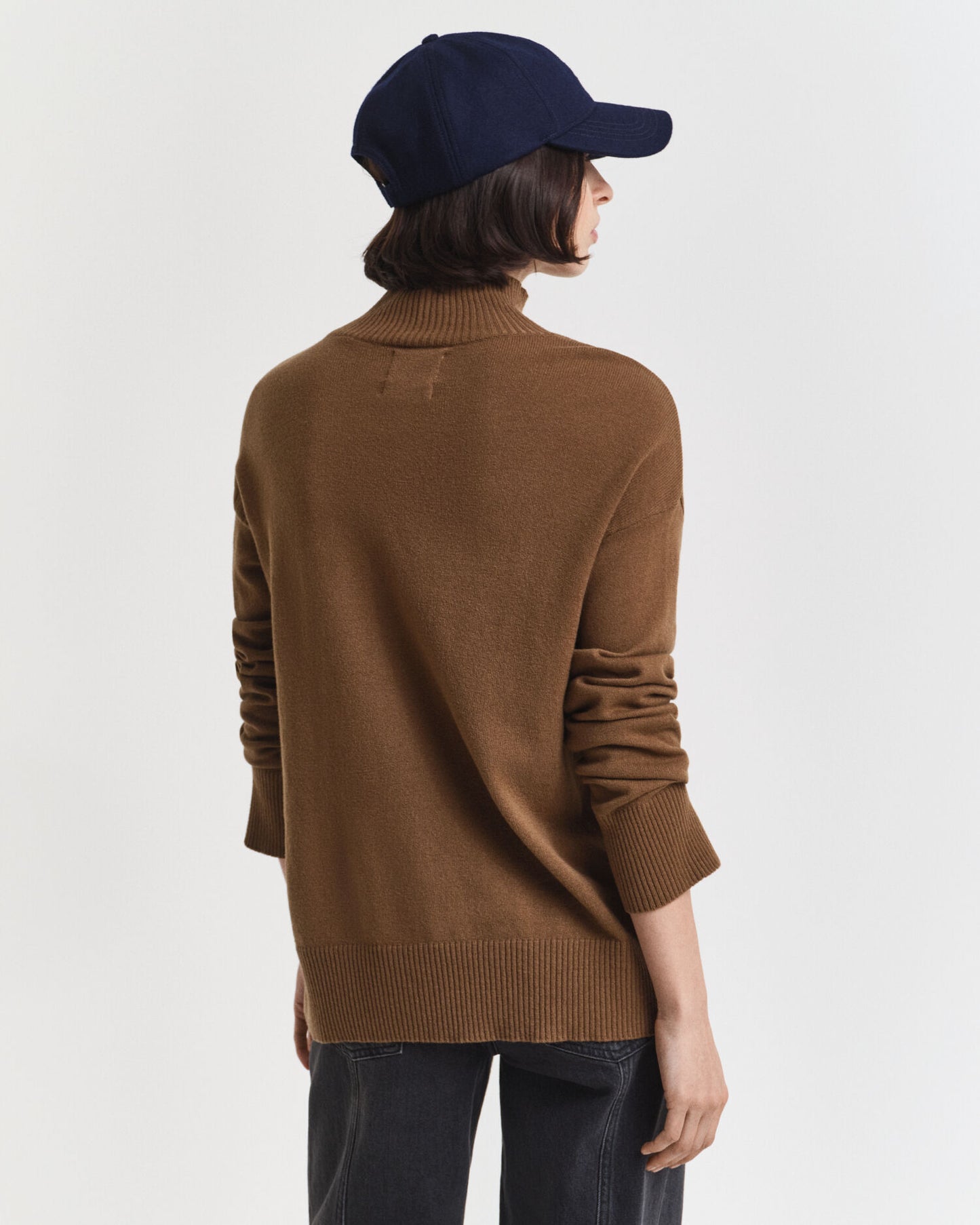 Pull col roulé en lambswool ultra fin
