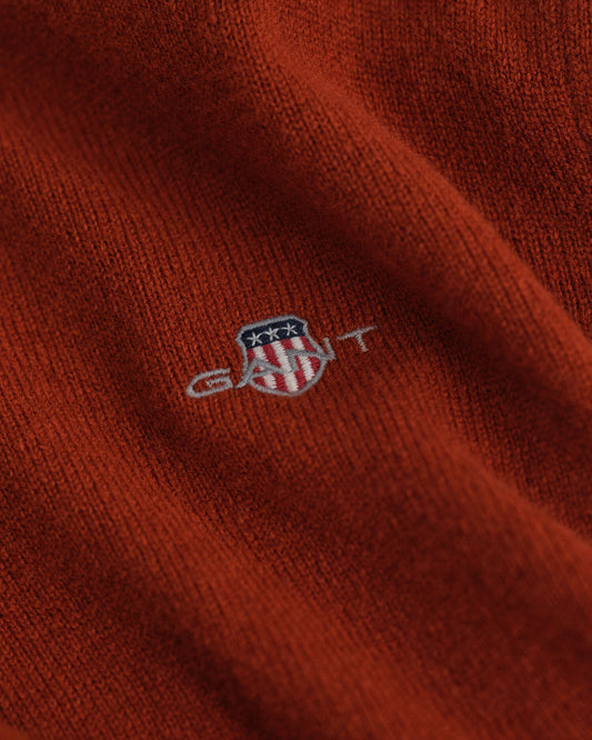 Superfeiner Lambswool V-Pullover